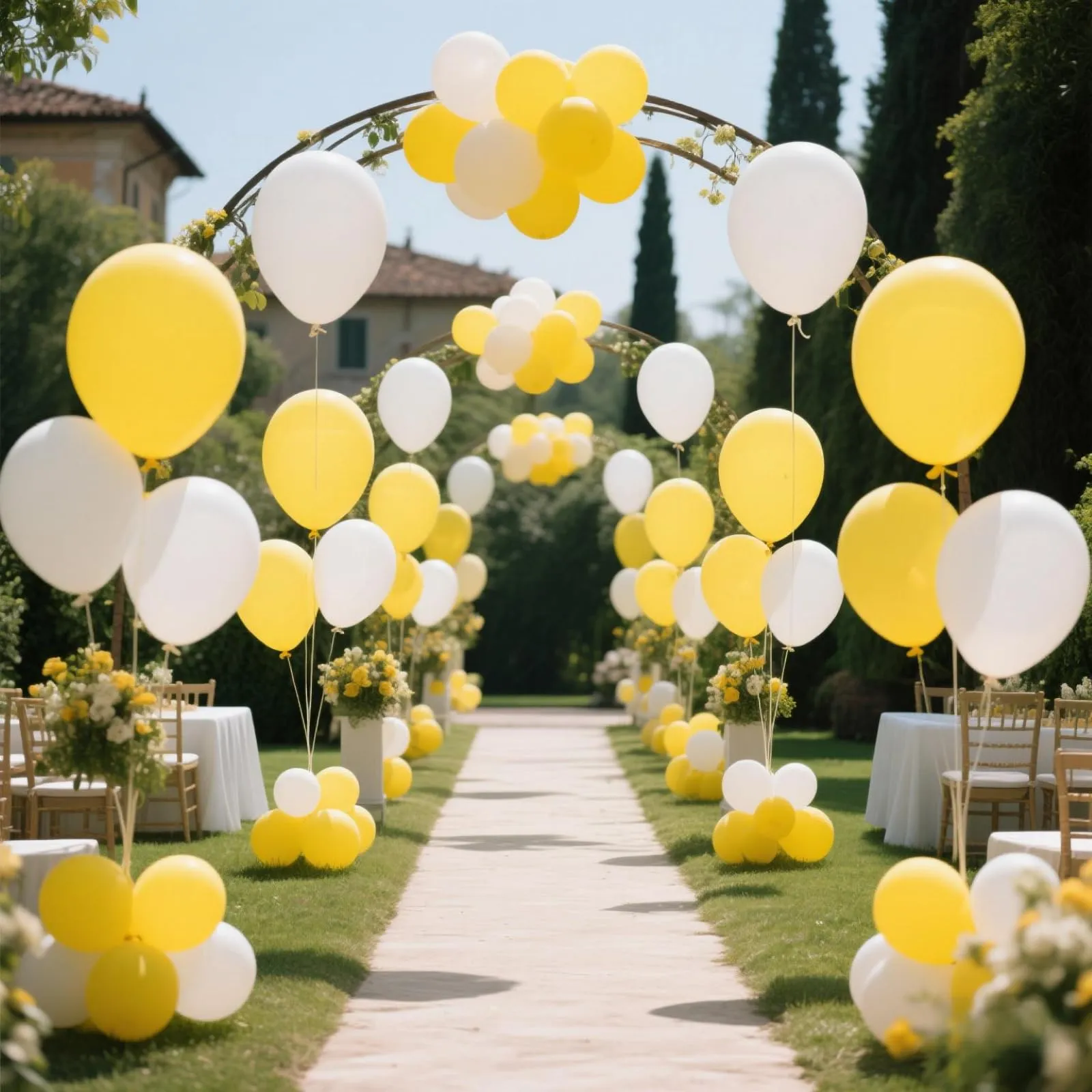 Yehnda Palloncini in Lattice Gialli, 100 Pezzi, 30 cm - immagine 8