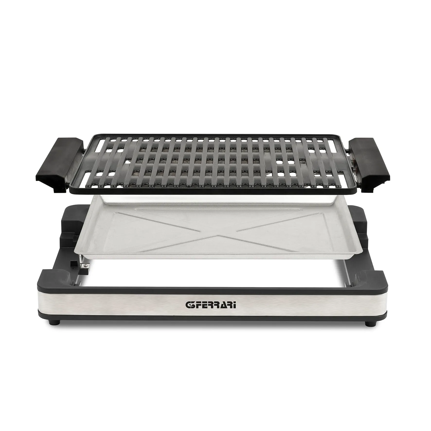 G3 Ferrari G10206 Tito Barbecue, 1800 W, Smokeless, Piastra XL 36,5 x 25,5 cm, Nero - immagine 4