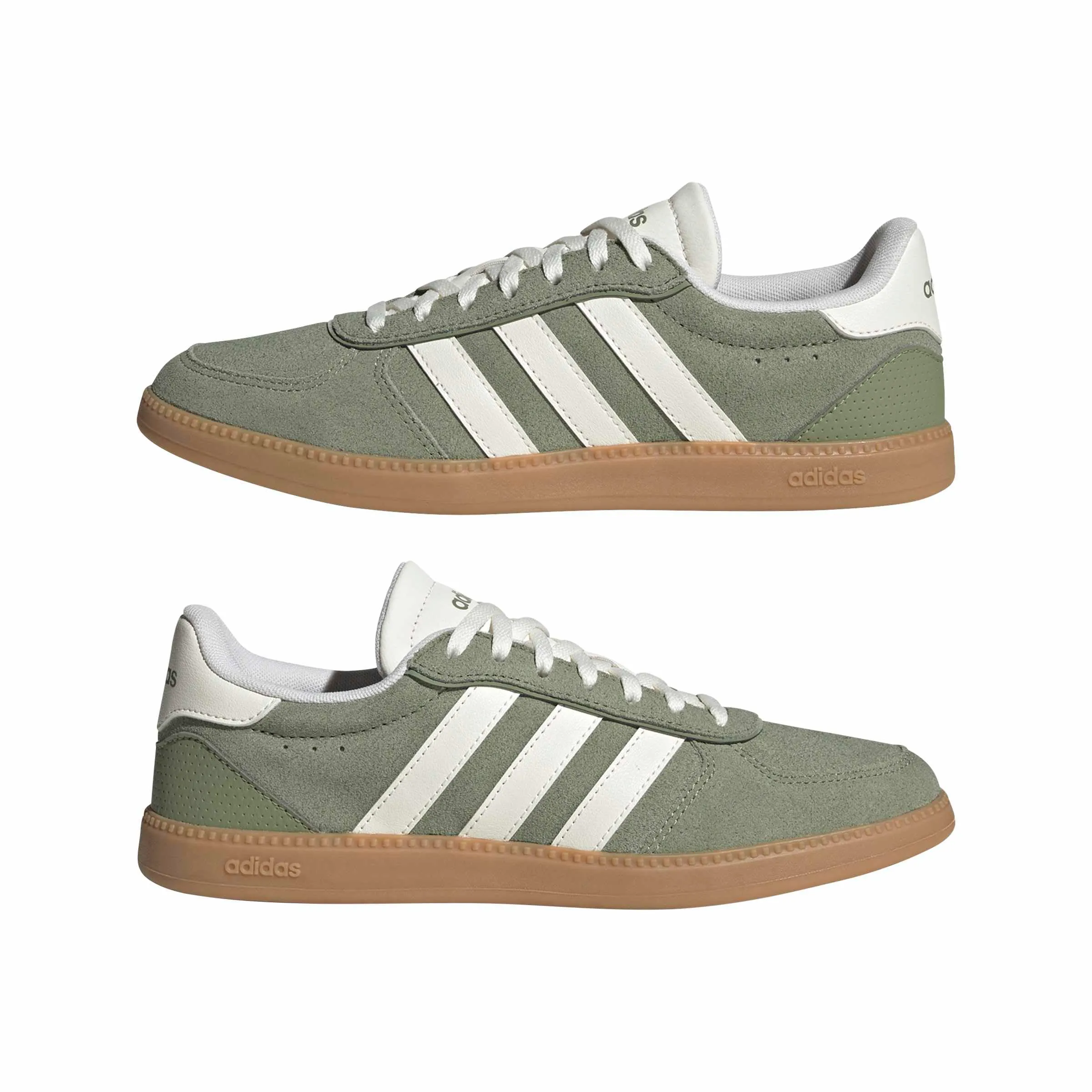 adidas Breaknet Sleek Shoes - Tent Green/Core White/Gum 3, 39 1/3 EU - immagine 8