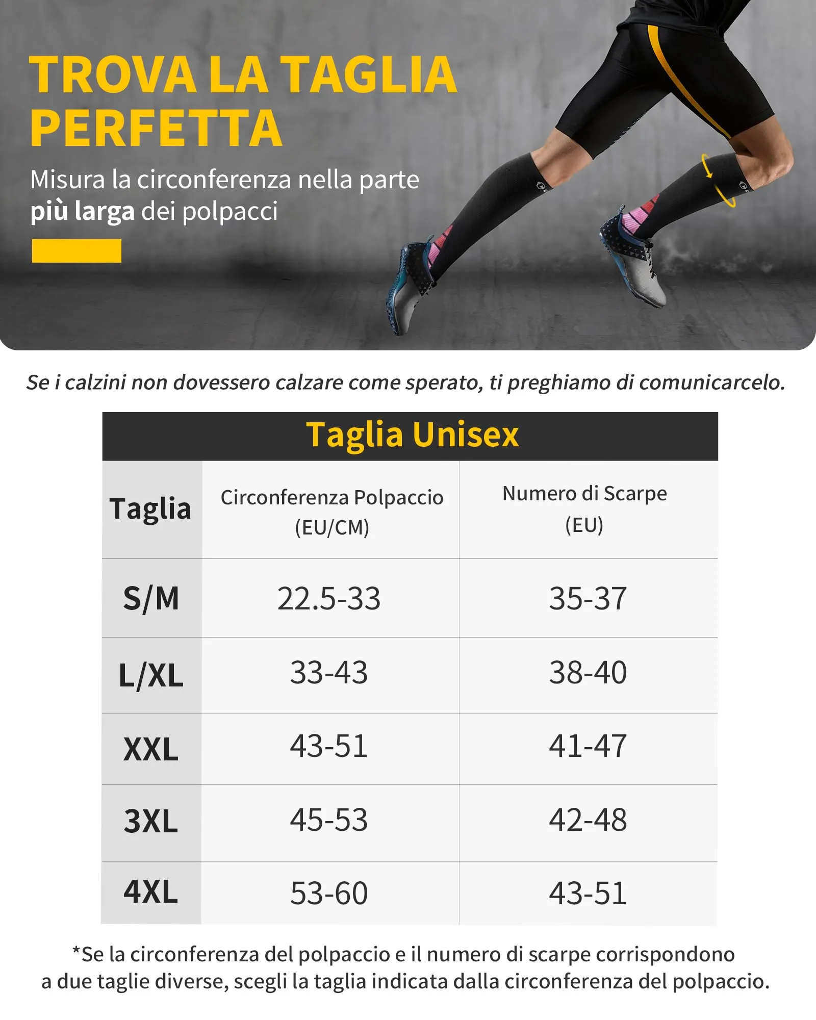 CAMBIVO Calze Compressione Graduata 20-30 mmHg, 2 Paia, L-XL, Grazia Rosa - immagine 2