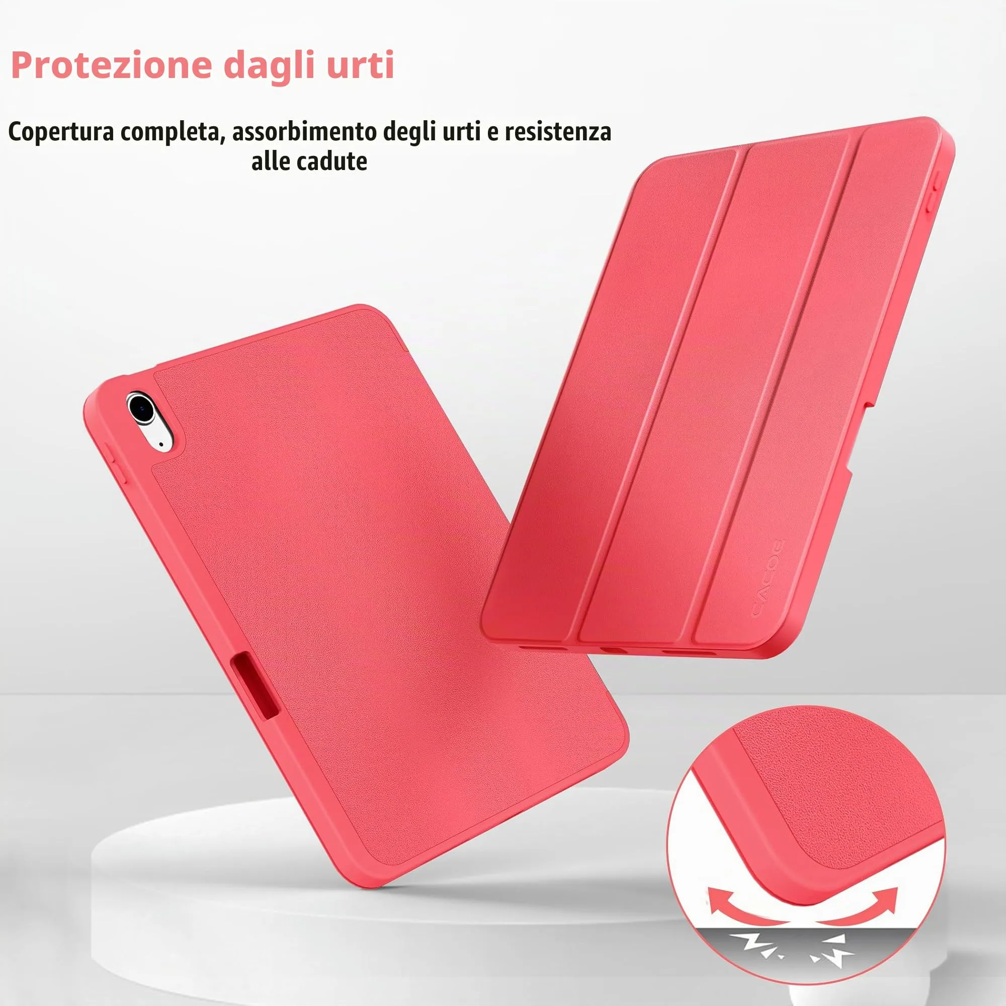 CACOE Cover per iPad 11 Generazione (A16) / iPad 10 Generazione 10.9 (2022) - immagine 6