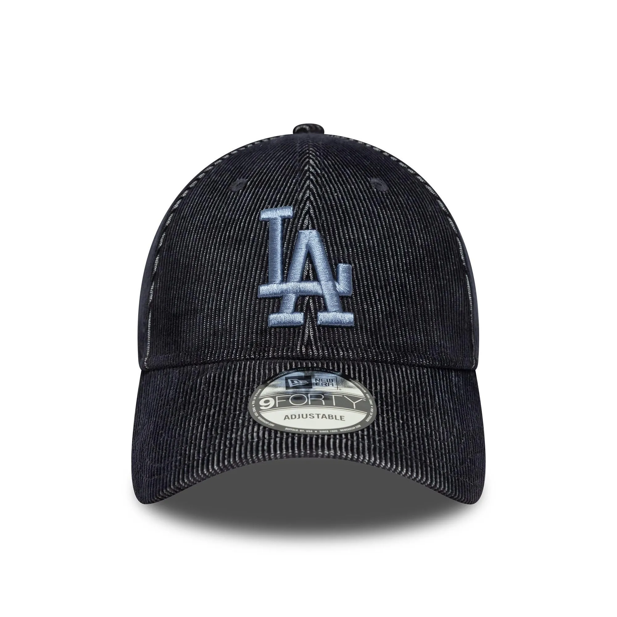 New Era Los Angeles Dodgers Berretto in Velluto a Coste Regolabile Blu - immagine 2