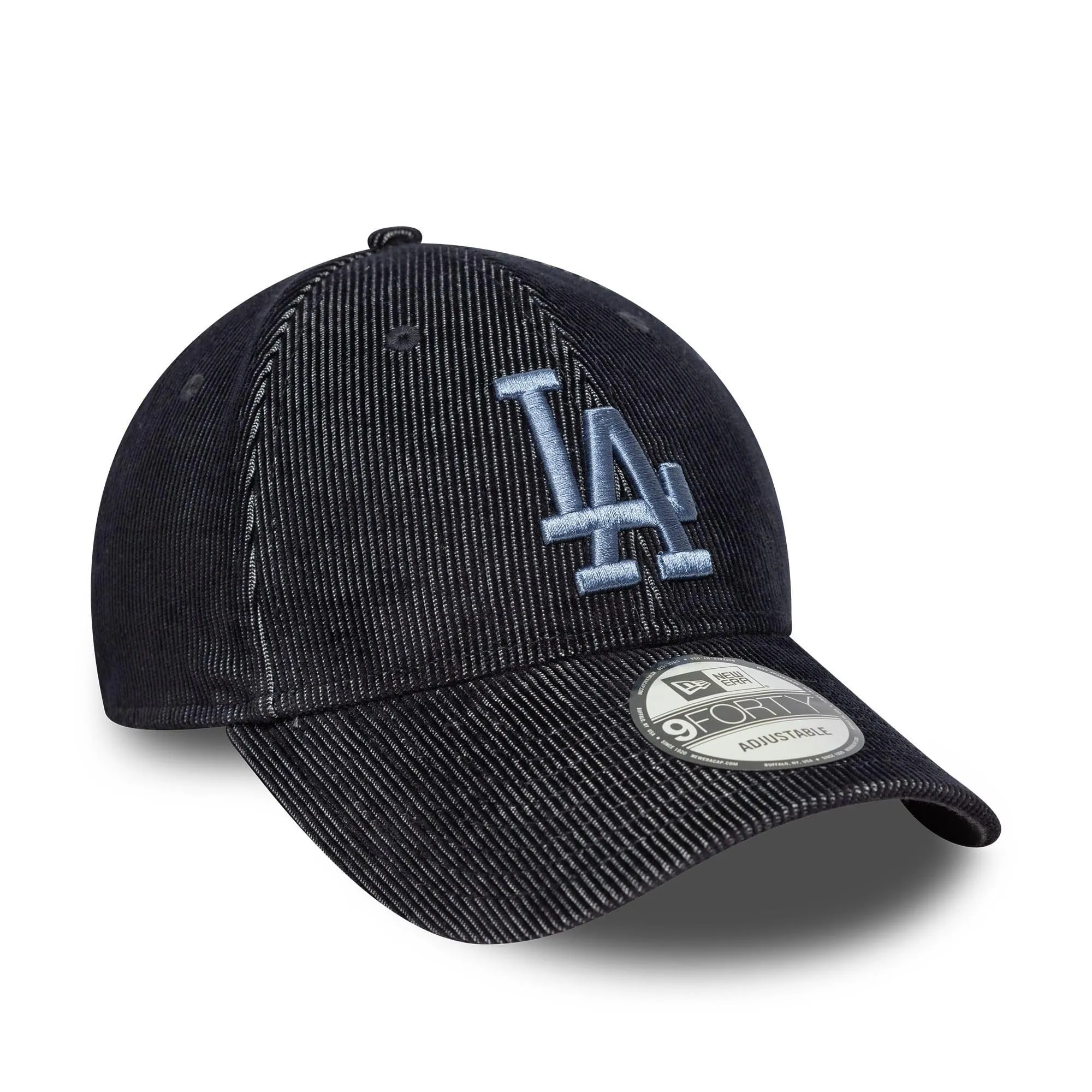 New Era Los Angeles Dodgers Berretto in Velluto a Coste Regolabile Blu - immagine 3