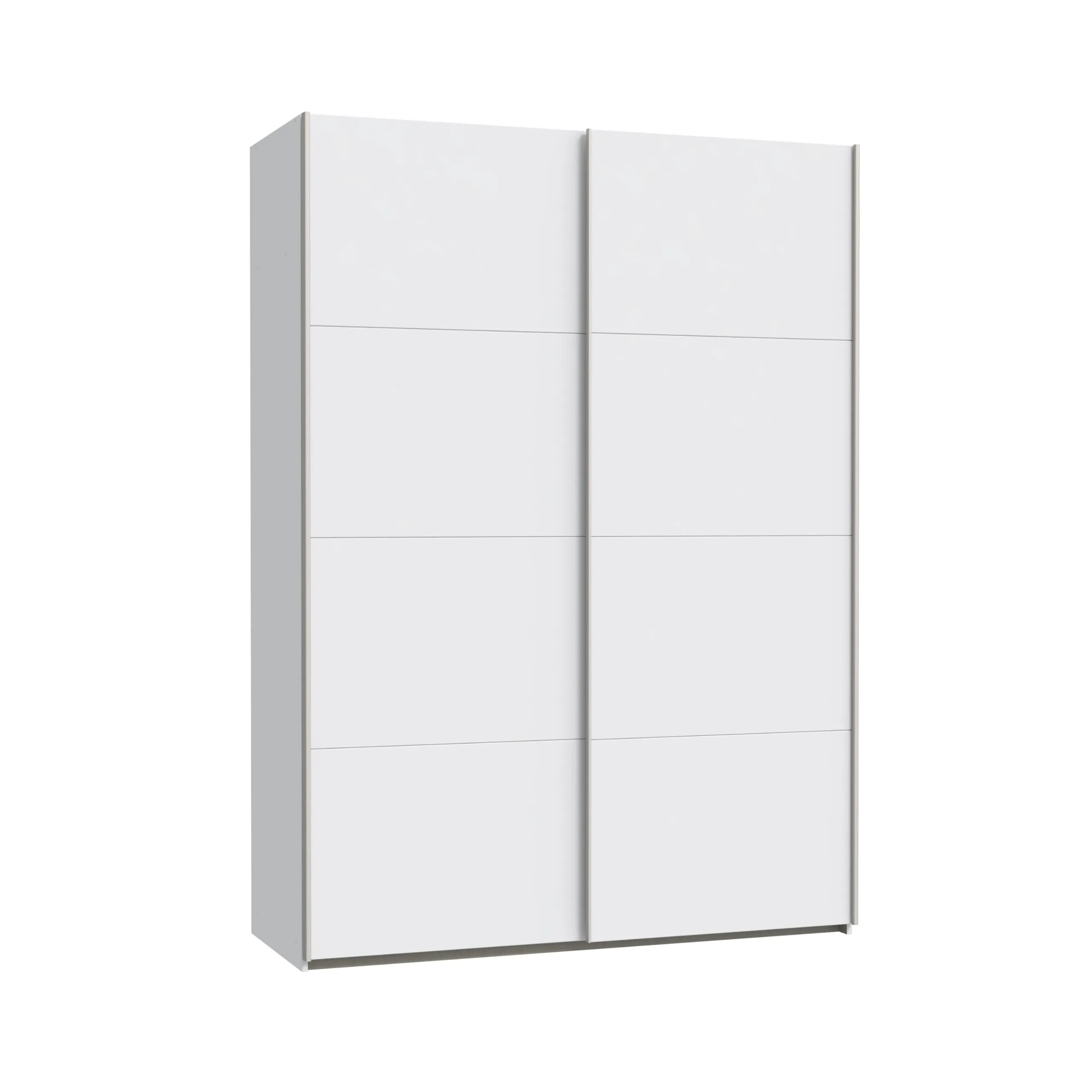 Avanti Trendstore Freddy 2 Armadio con ante scorrevoli in legno truciolare, Bianco, 150,1x210,5x61,2 cm - immagine 2