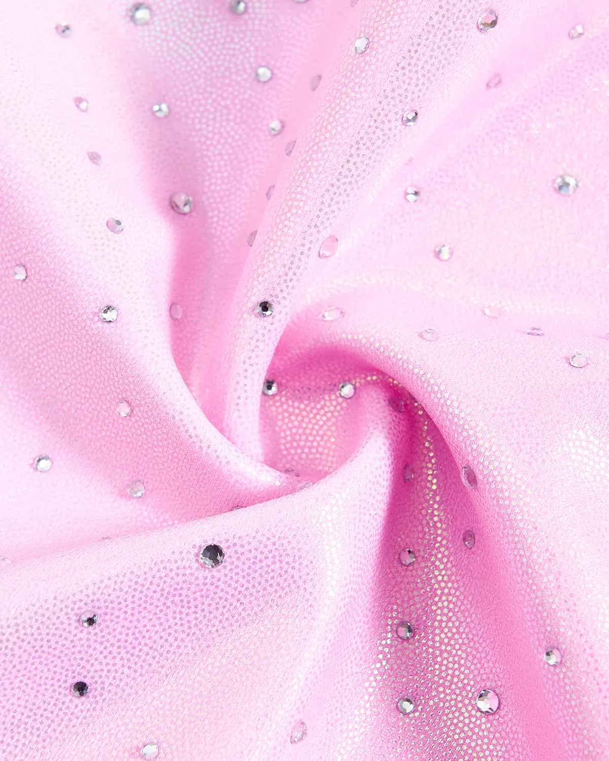 Gogokids Completo da Ginnastica per Bambina 3 Pezzi, Body senza maniche, Pantaloncini e Fascia capelli, Design sfumato, Rosa - immagine 3