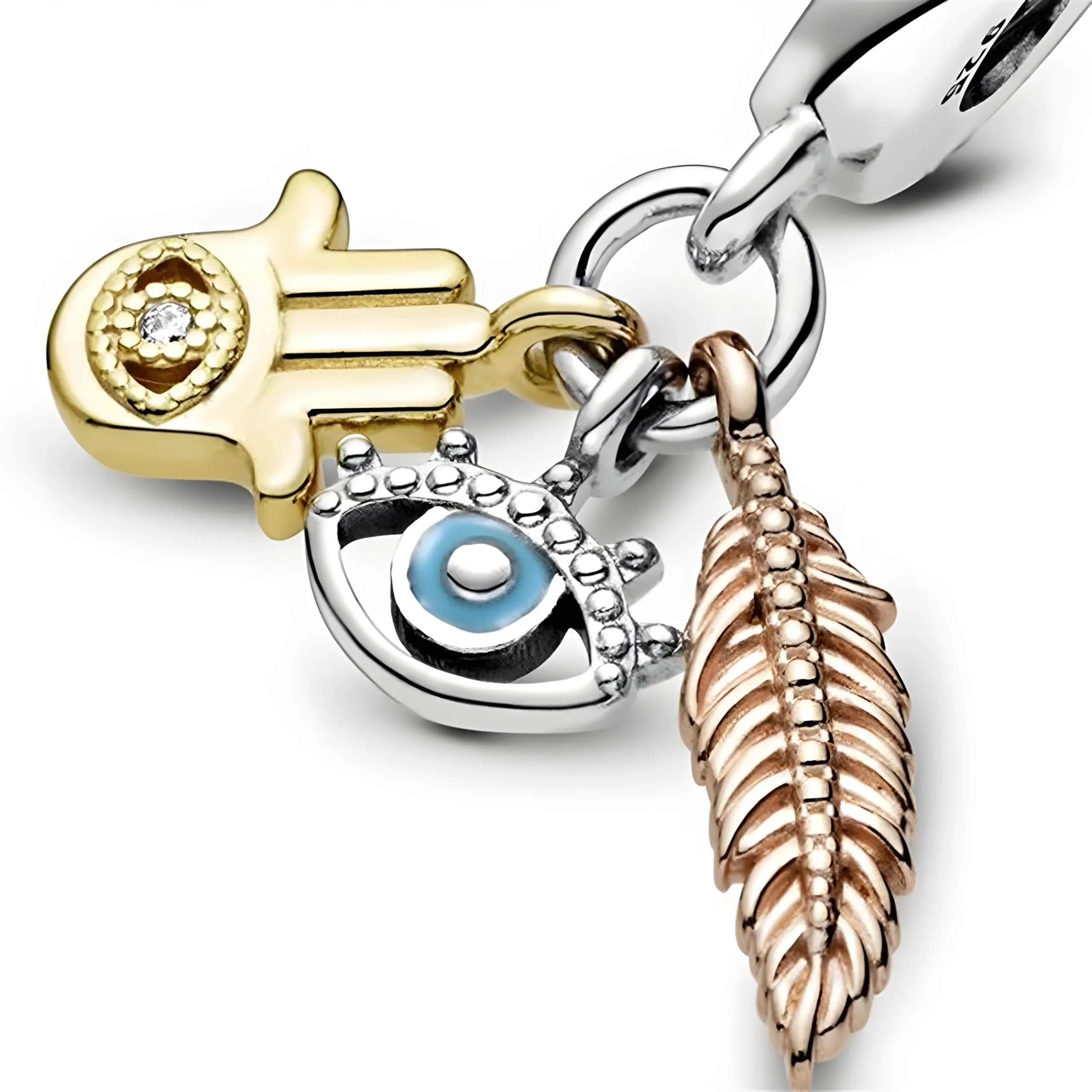 JCaleydo G219 Charm in Argento Sterling 925 Compatibile con Bracciale Pandora - immagine 2