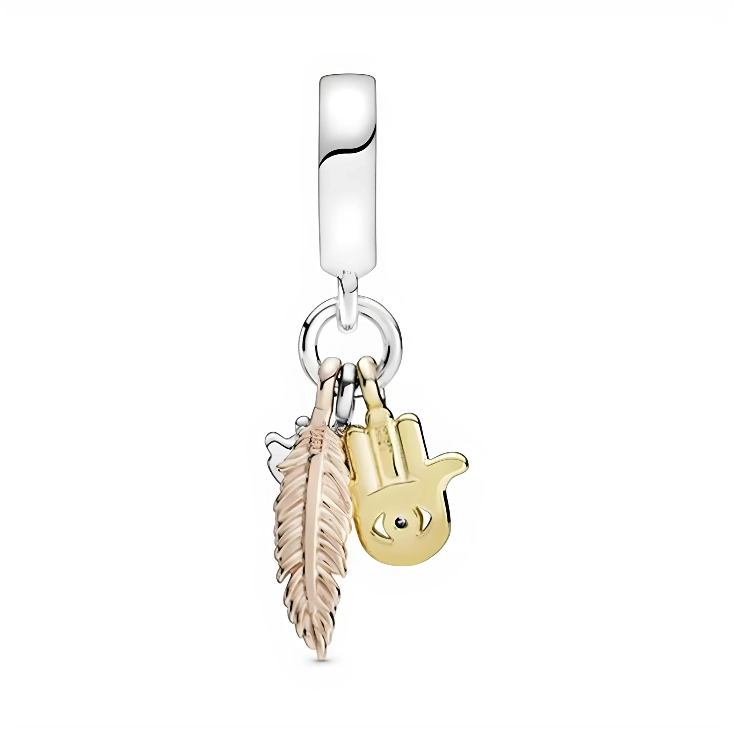 JCaleydo G219 Charm in Argento Sterling 925 Compatibile con Bracciale Pandora - immagine 3