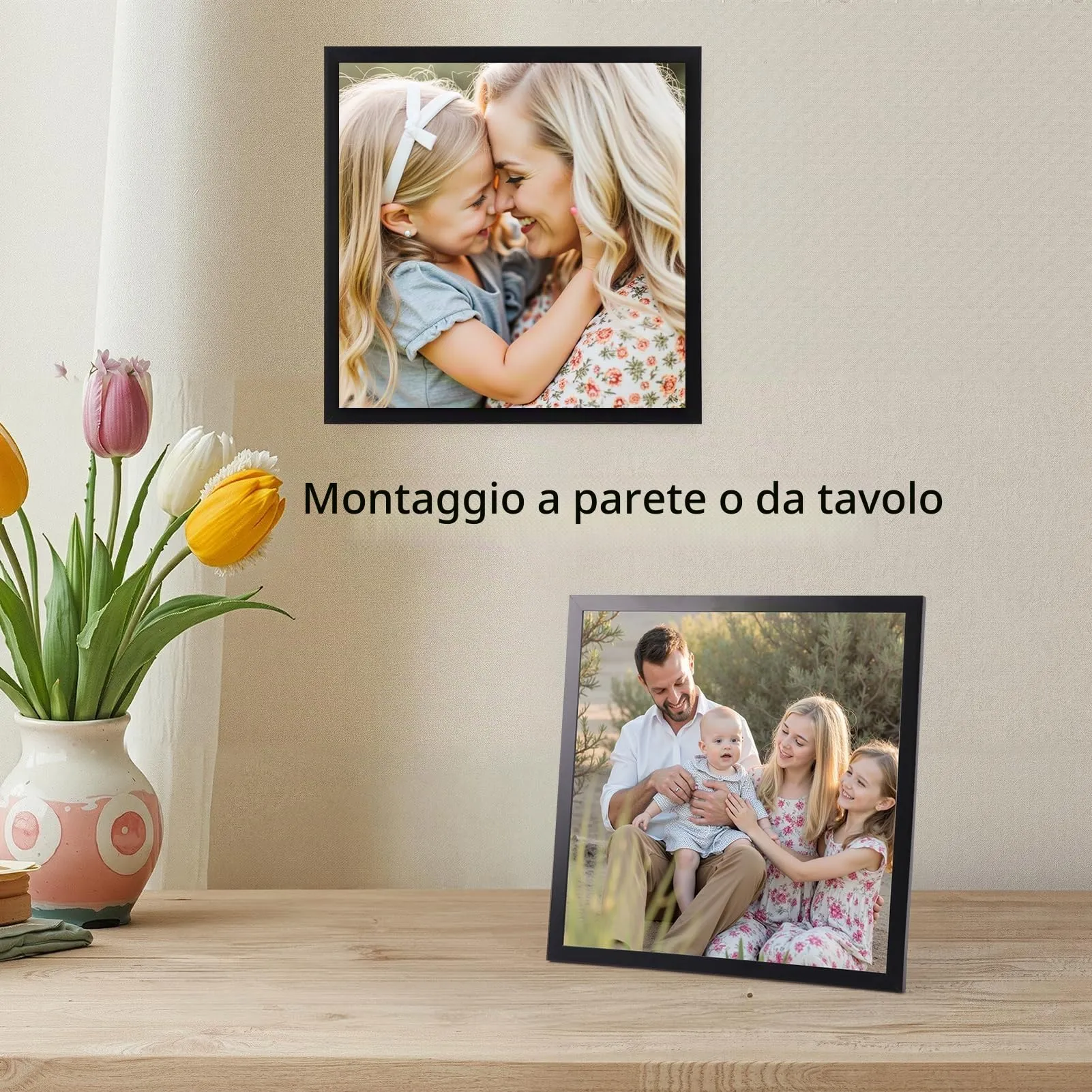Ditwis Cornice Quadrata 25x25 Nera - immagine 4