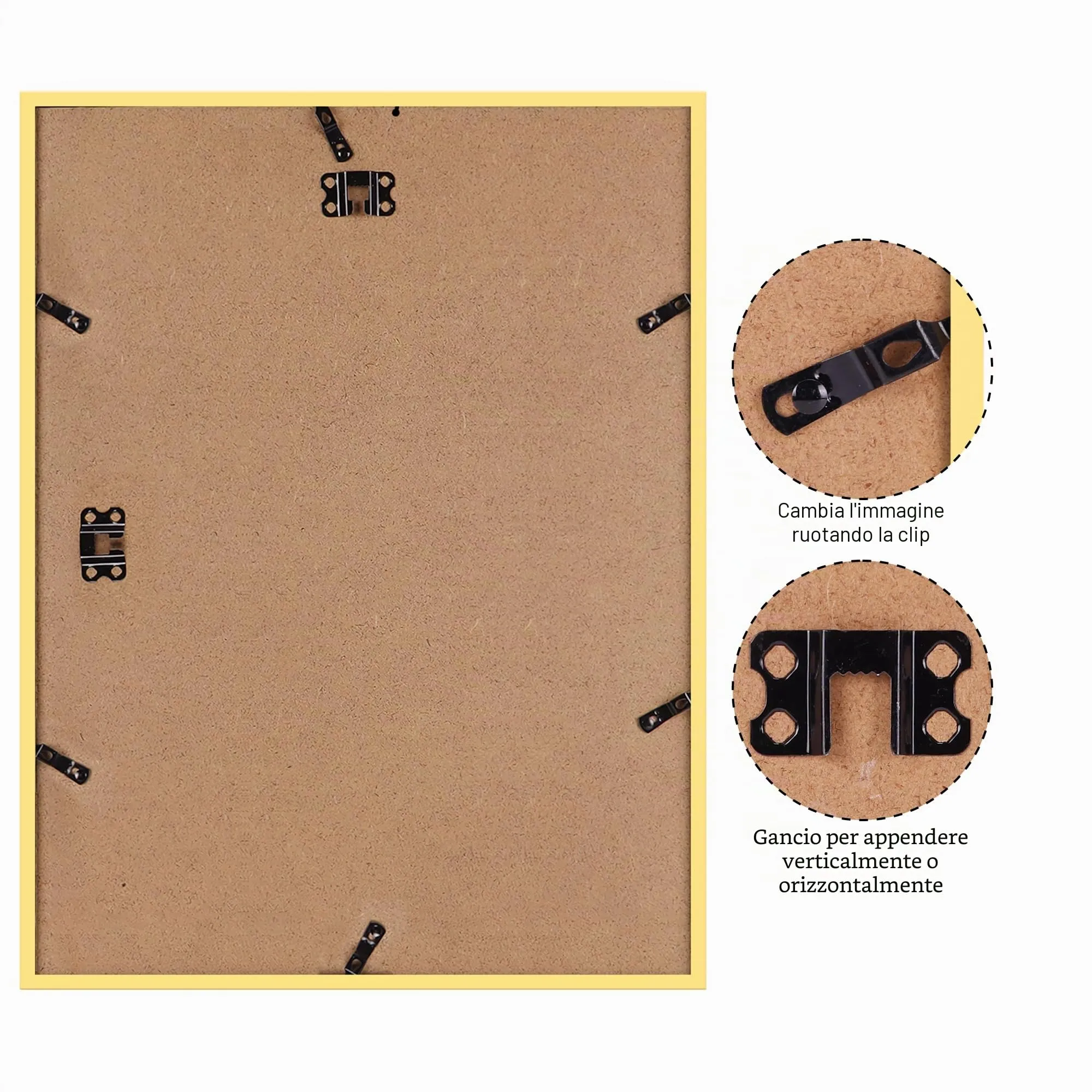 Ditwis Cornice 30x40 cm Oro - immagine 6