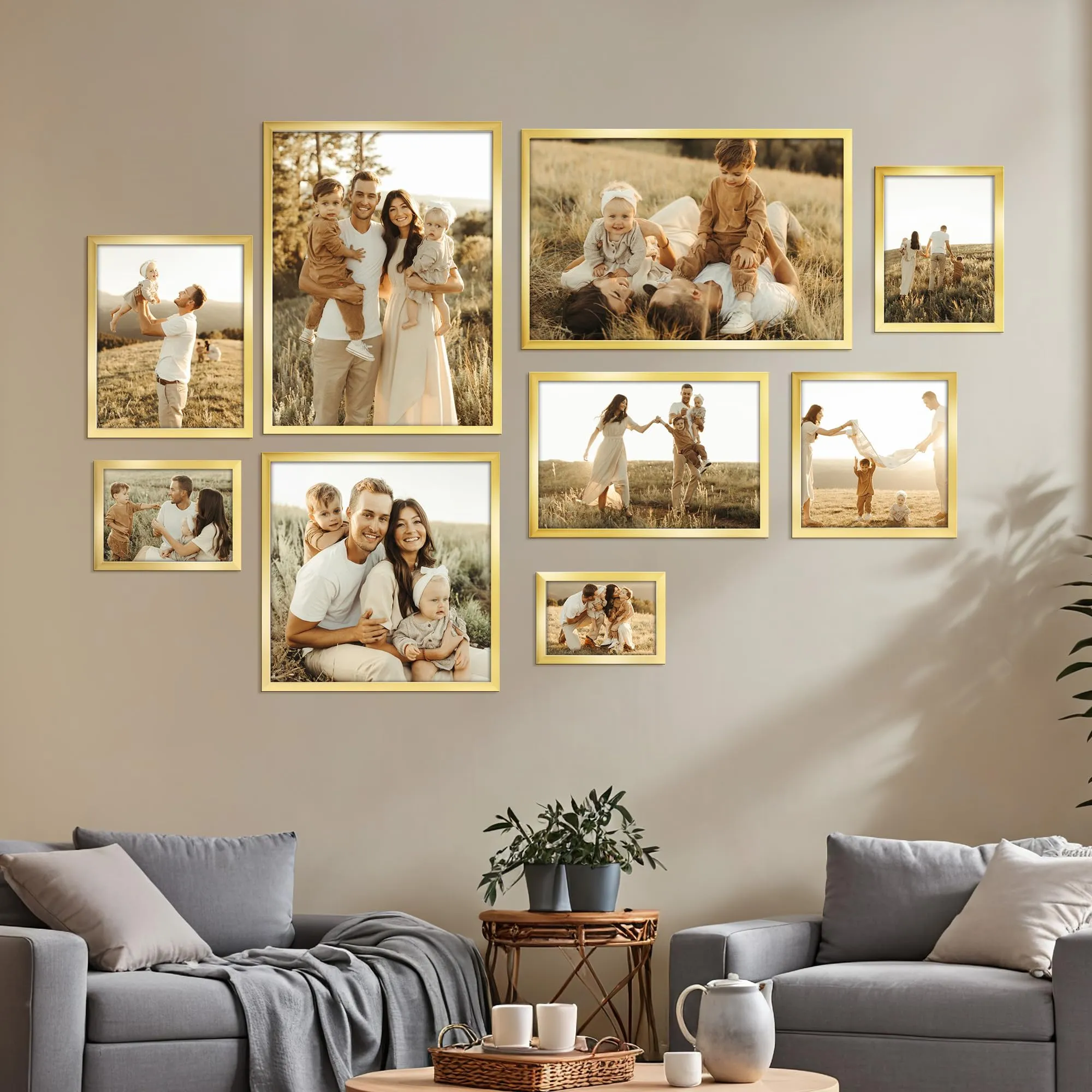 Ditwis Cornice Foto 20x30 cm, Oro - immagine 6