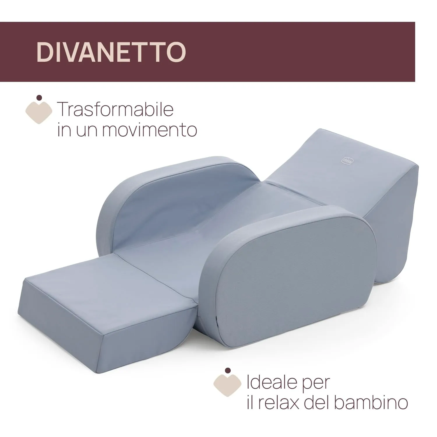 Chicco Twist Poltroncina per Bambini Trasformabile in Sdraio e Divanetto, 12+ Mesi - immagine 2