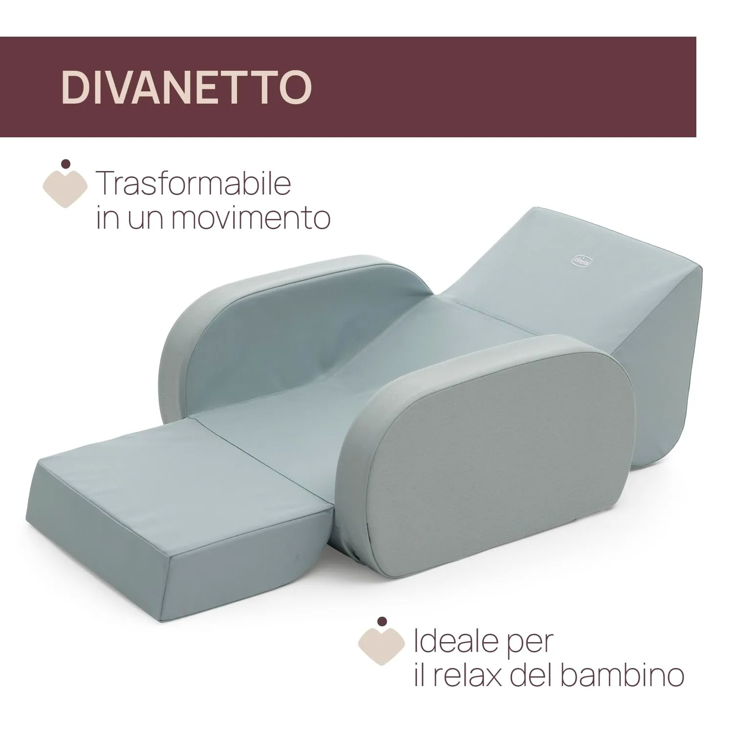 Chicco Twist Poltroncina Trasformabile in Sdraio e Divanetto per Bambini 12+ Mesi - immagine 2