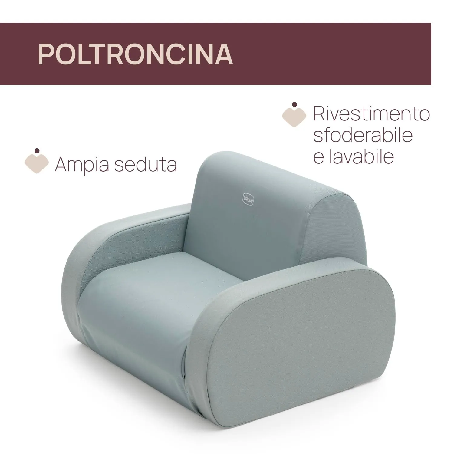 Chicco Twist Poltroncina Trasformabile in Sdraio e Divanetto per Bambini 12+ Mesi - immagine 4