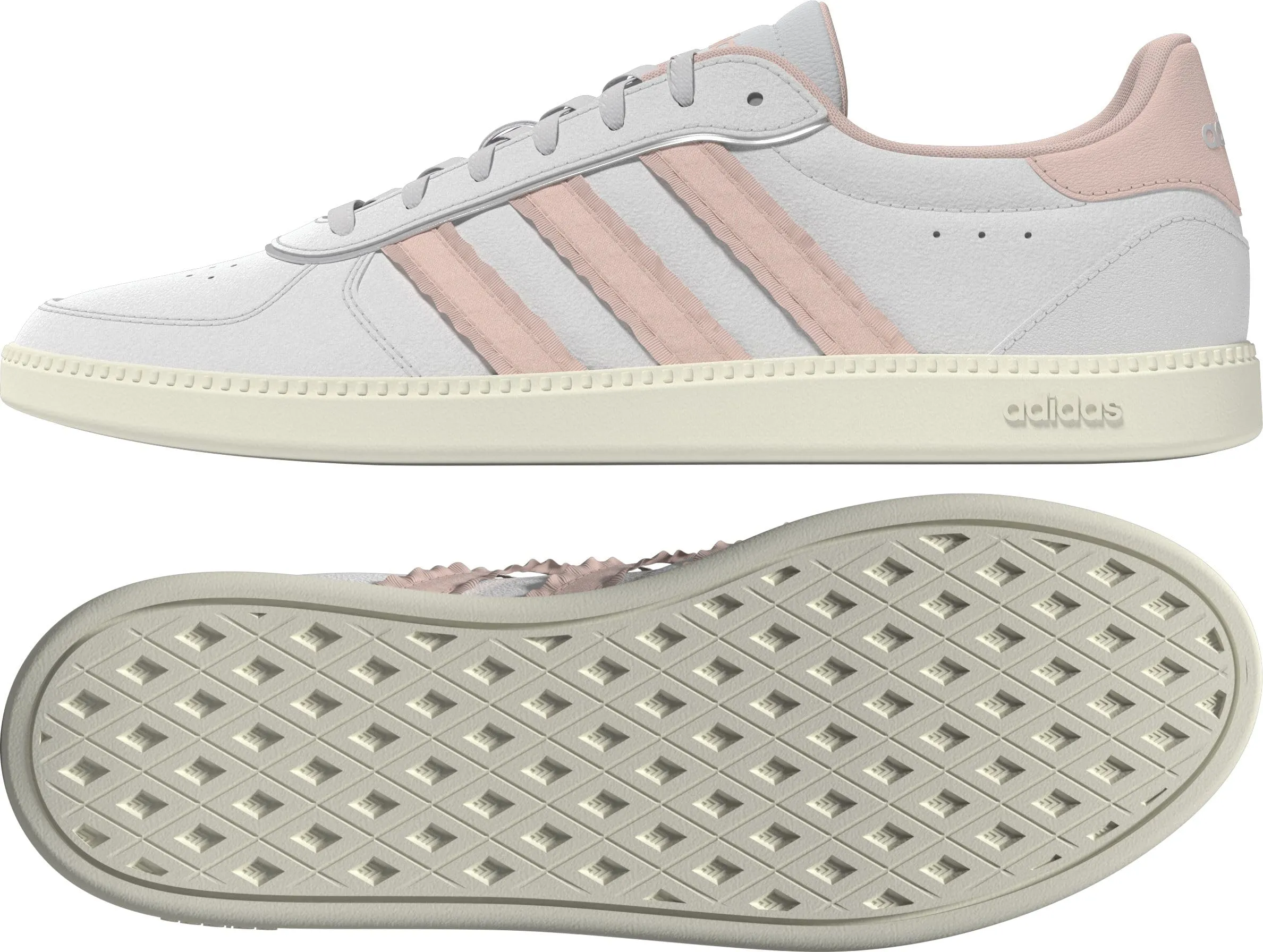 adidas Breaknet Sleek Shoes - Chalk White/Blush Pink/Off White - 36 EU - immagine 3