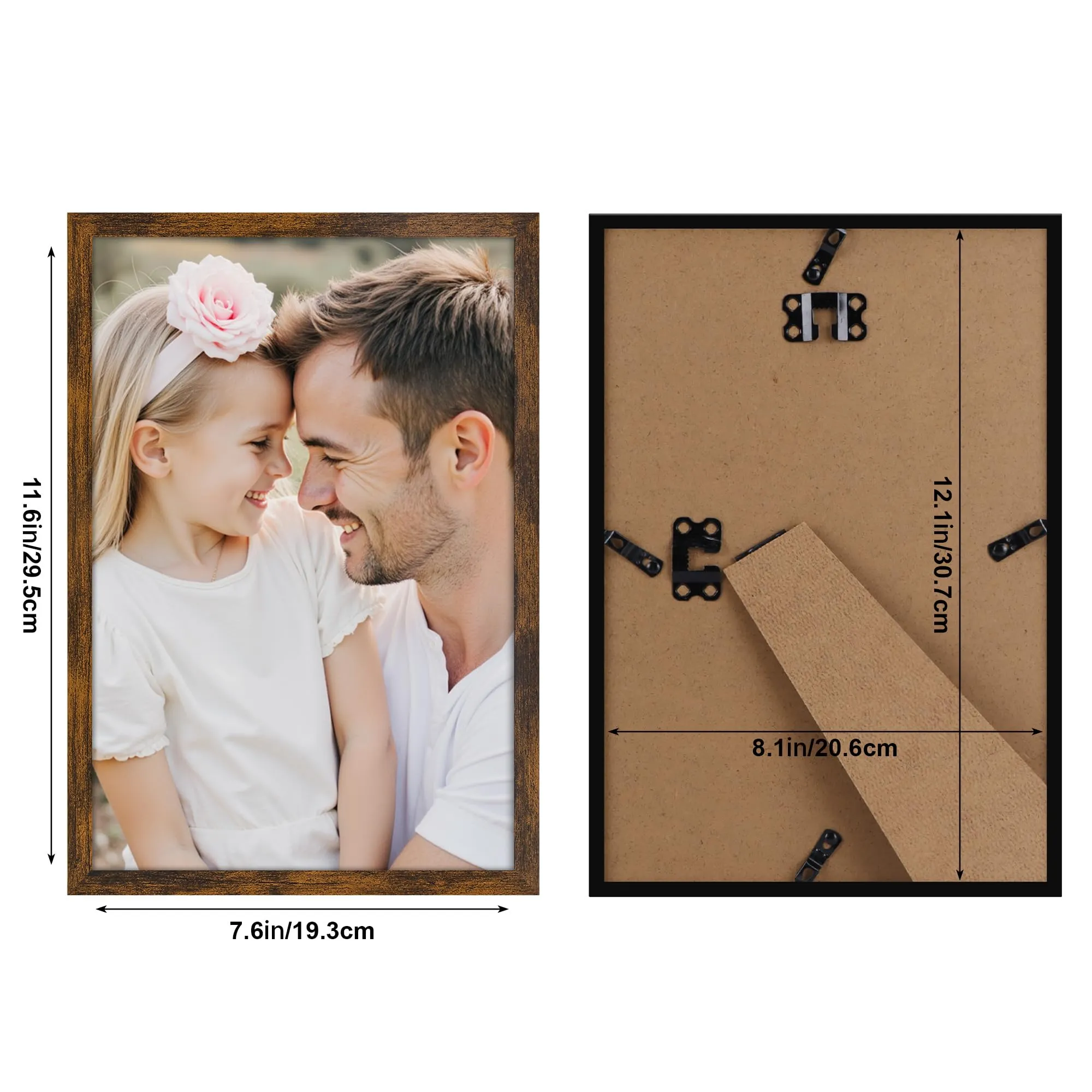 Ditwis Cornice 20x30 cm, Marrone - immagine 2