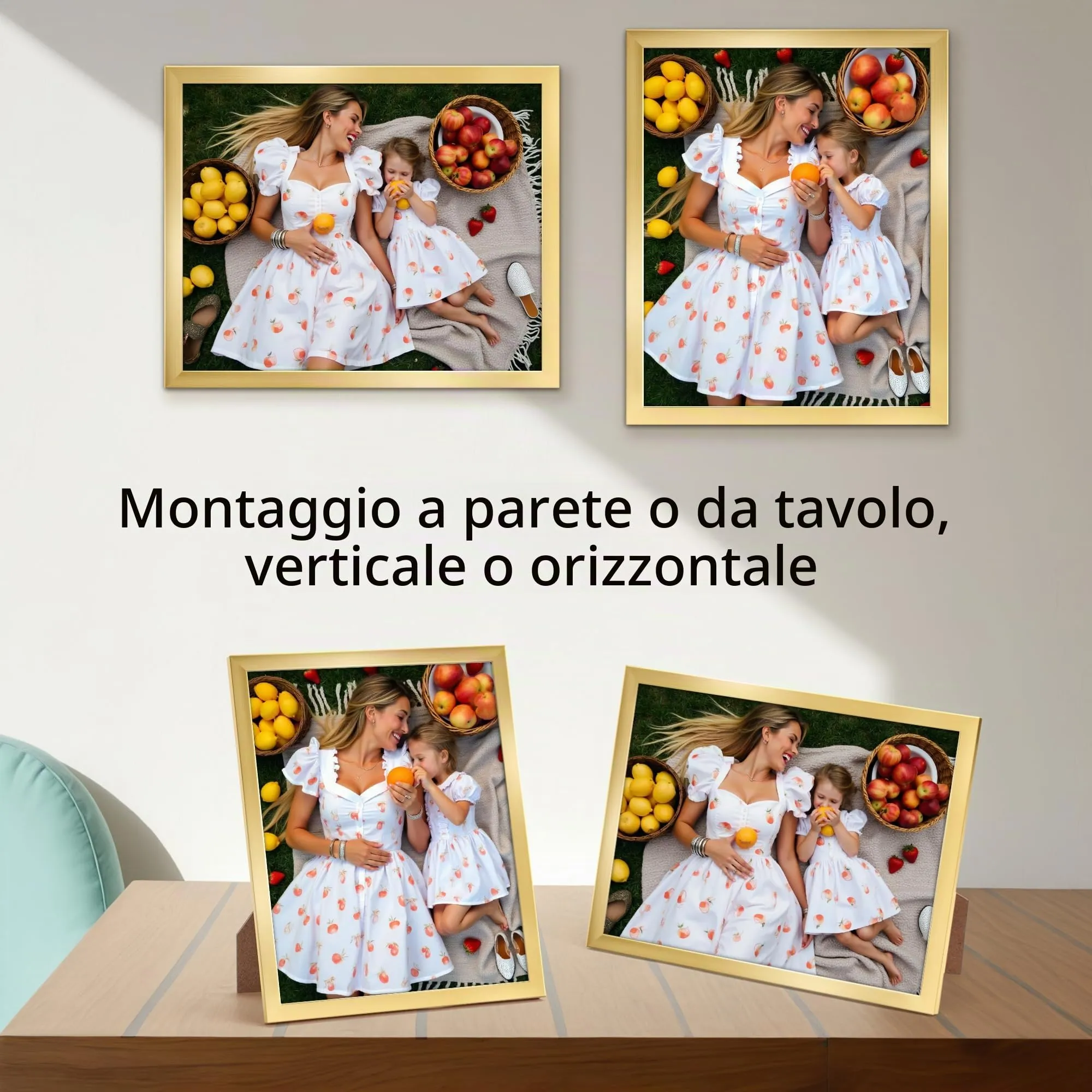 Ditwis Cornice 20x25 cm Oro per Foto 20x15 cm - immagine 4