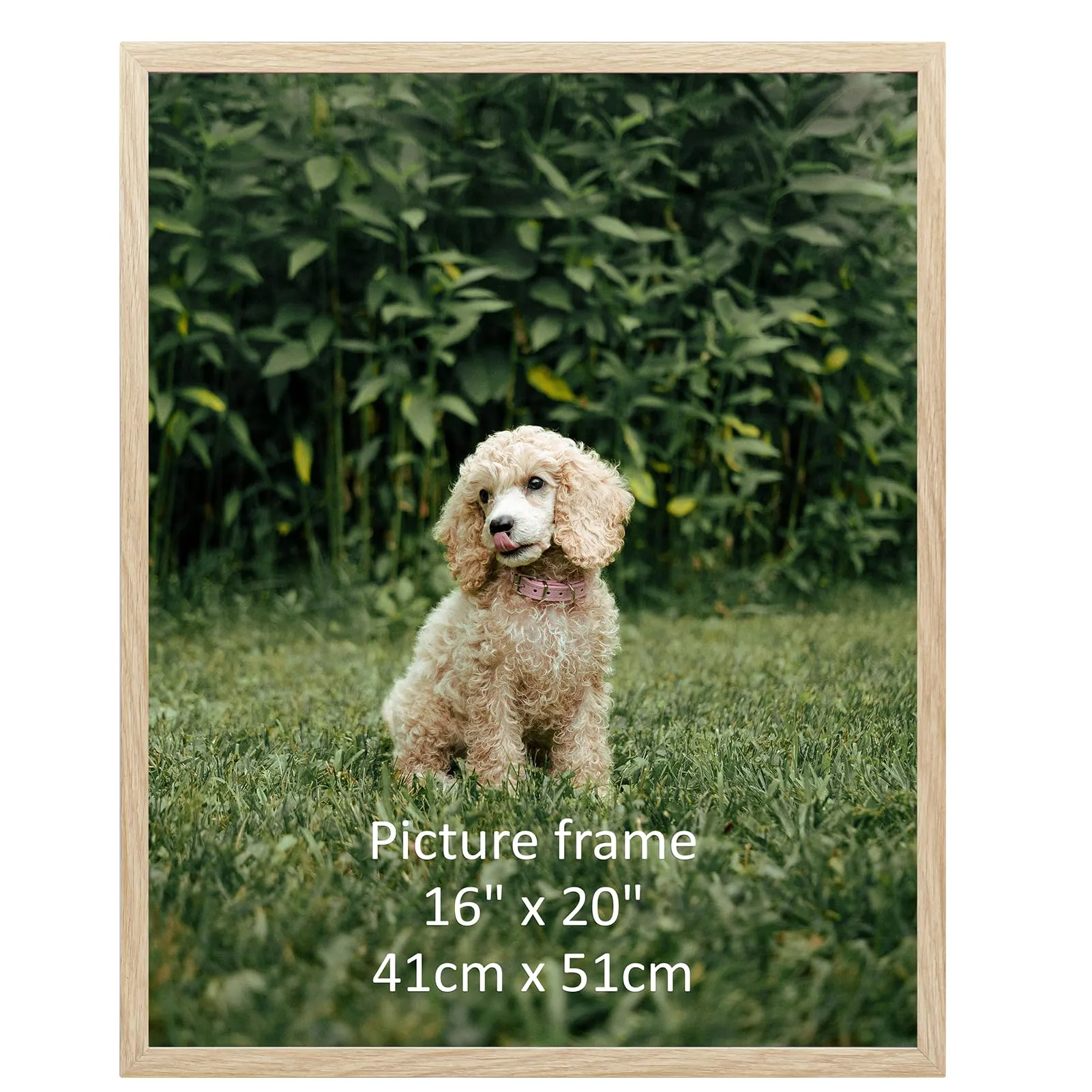 Giftgarden Cornice in PVC Legno Naturale 40x50cm, 1 Pezzo - immagine 1