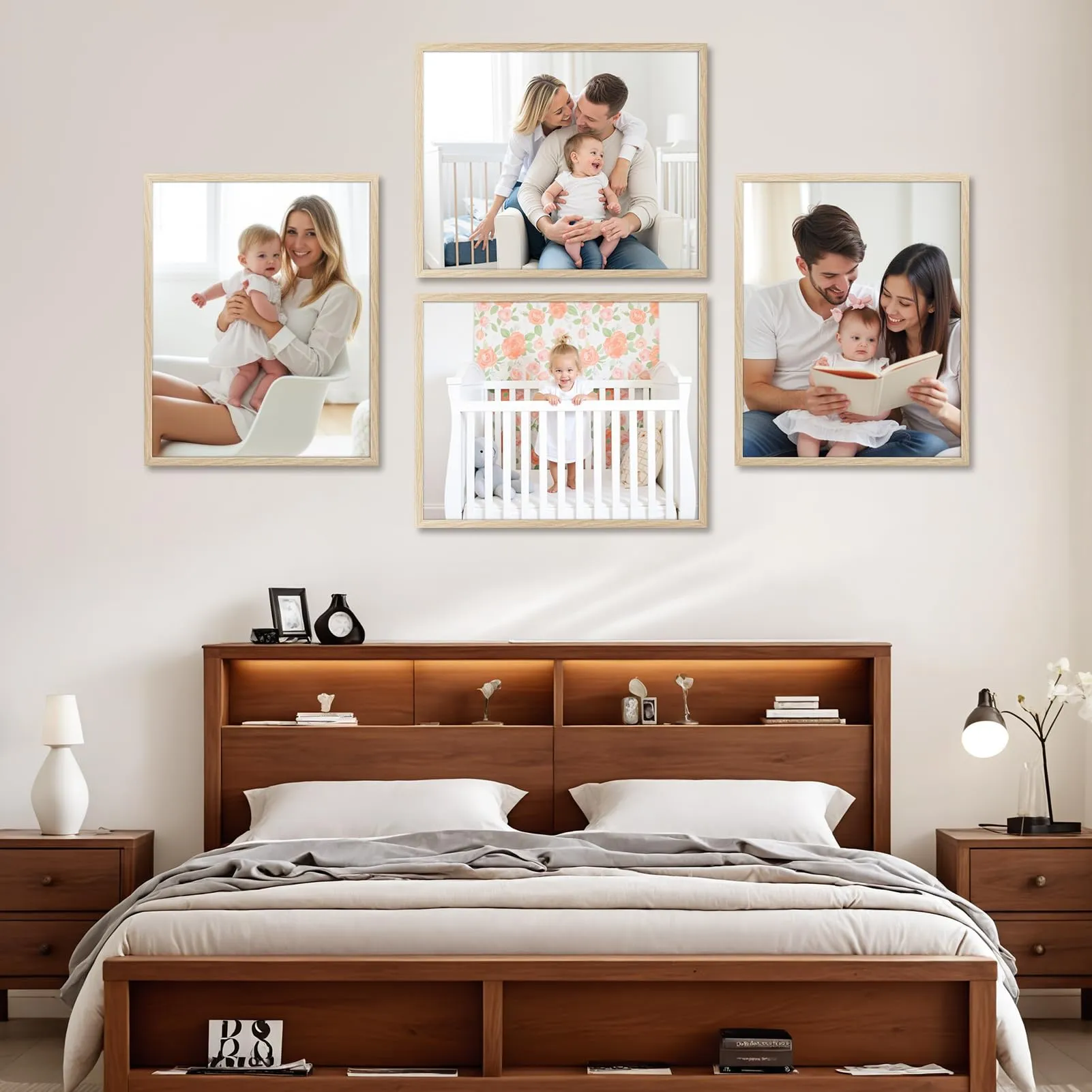 Giftgarden Cornice in PVC Legno Naturale 40x50cm, 1 Pezzo - immagine 6