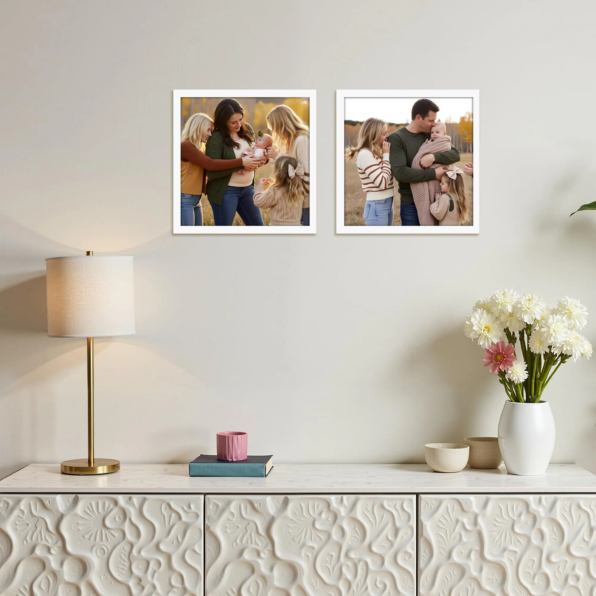 Ditwis Cornice Quadrata 20x20 Bianca - immagine 3