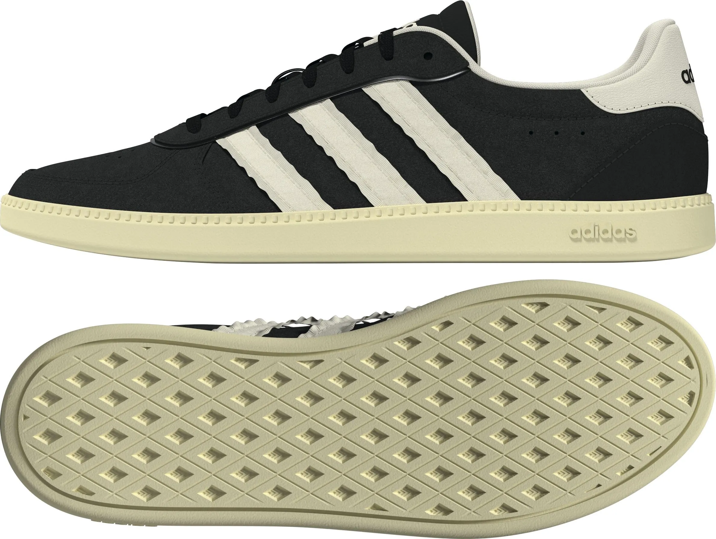 adidas Breaknet Sleek Shoes, Core Black/Core White/Warm Vanilla, 36 2/3 EU - immagine 3
