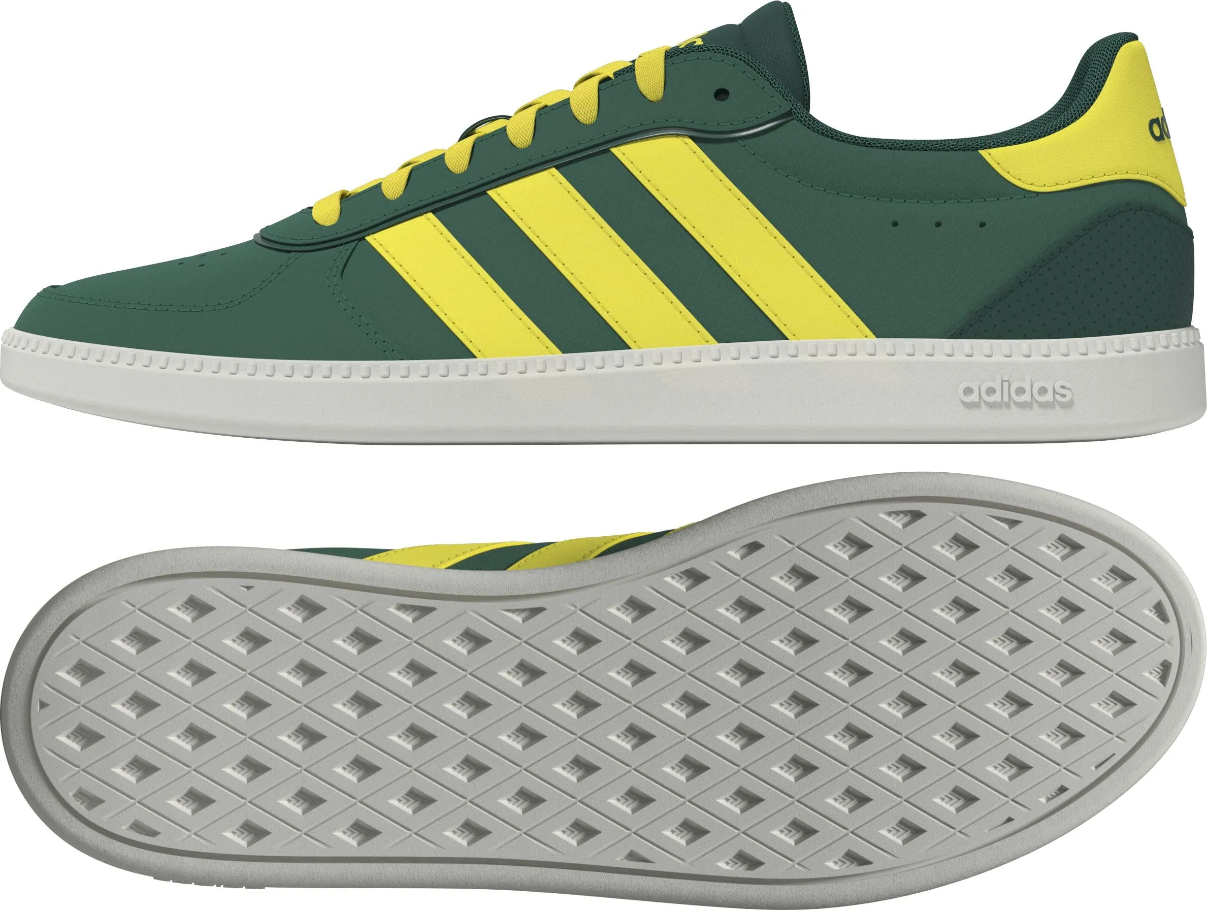 adidas Breaknet Sleek Shoes - Collegiate Green/Yellow/Off White - 37 1/3 EU - immagine 3
