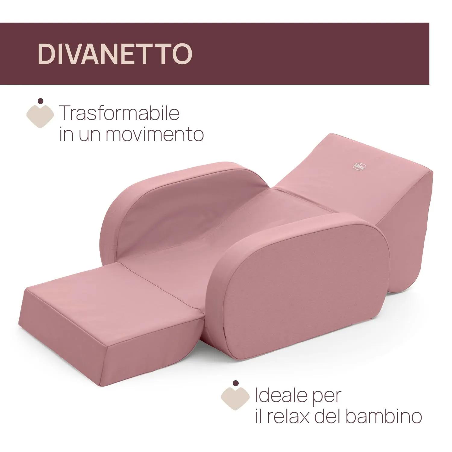 Chicco Twist Poltroncina per Bambini Trasformabile in Sdraio e Divanetto, 12+ Mesi - immagine 4