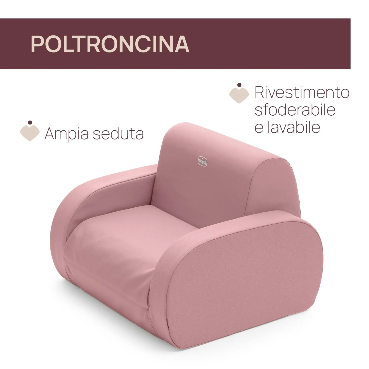 Chicco Twist Poltroncina per Bambini Trasformabile in Sdraio e Divanetto, 12+ Mesi - immagine 6