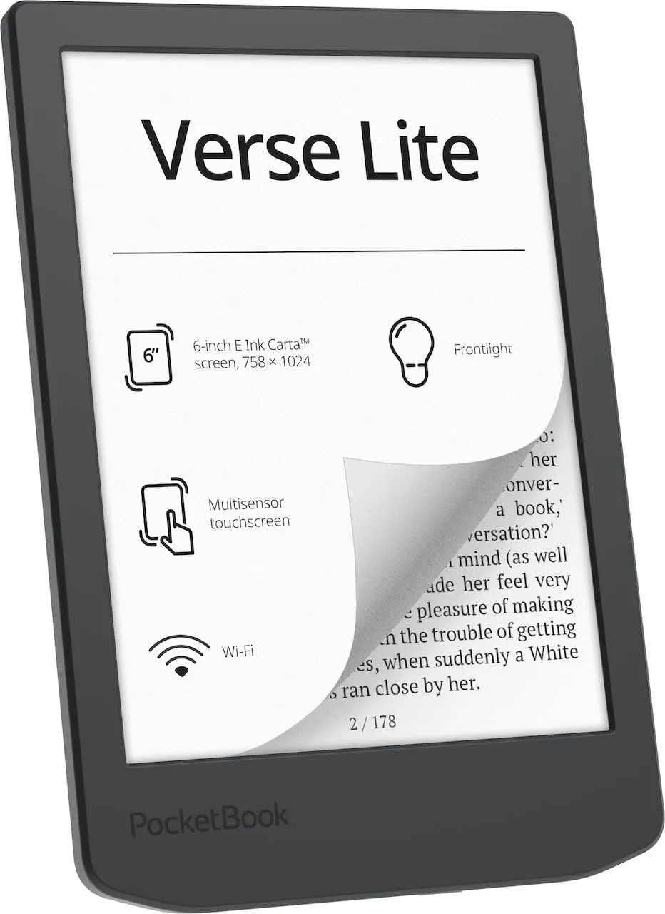 PocketBook Verse Lite 6" E-Ink eReader - immagine 2