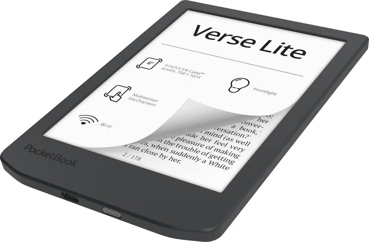 PocketBook Verse Lite 6" E-Ink eReader - immagine 5