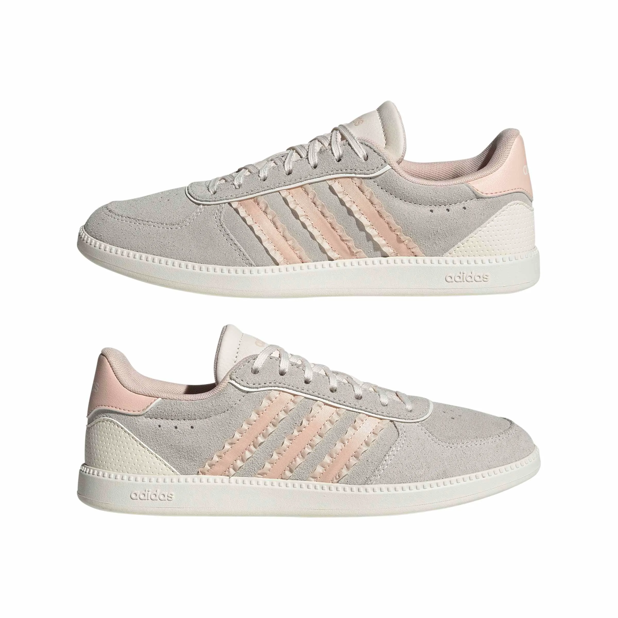 adidas Breaknet Sleek Shoes, Chalk White/Blush Pink/Off White, 40 EU - immagine 6