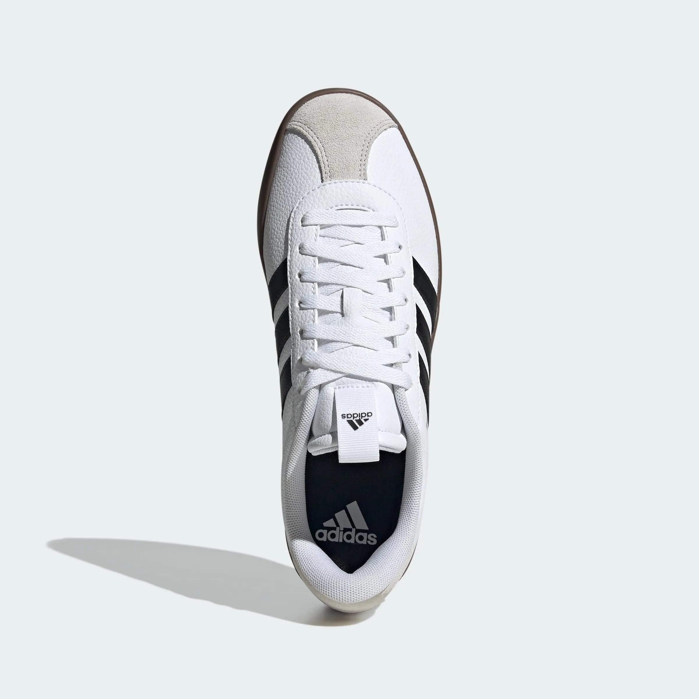 adidas VL Court 3.0 Shoes, Cloud White/Core Black/Grey One, 48 EU - immagine 5