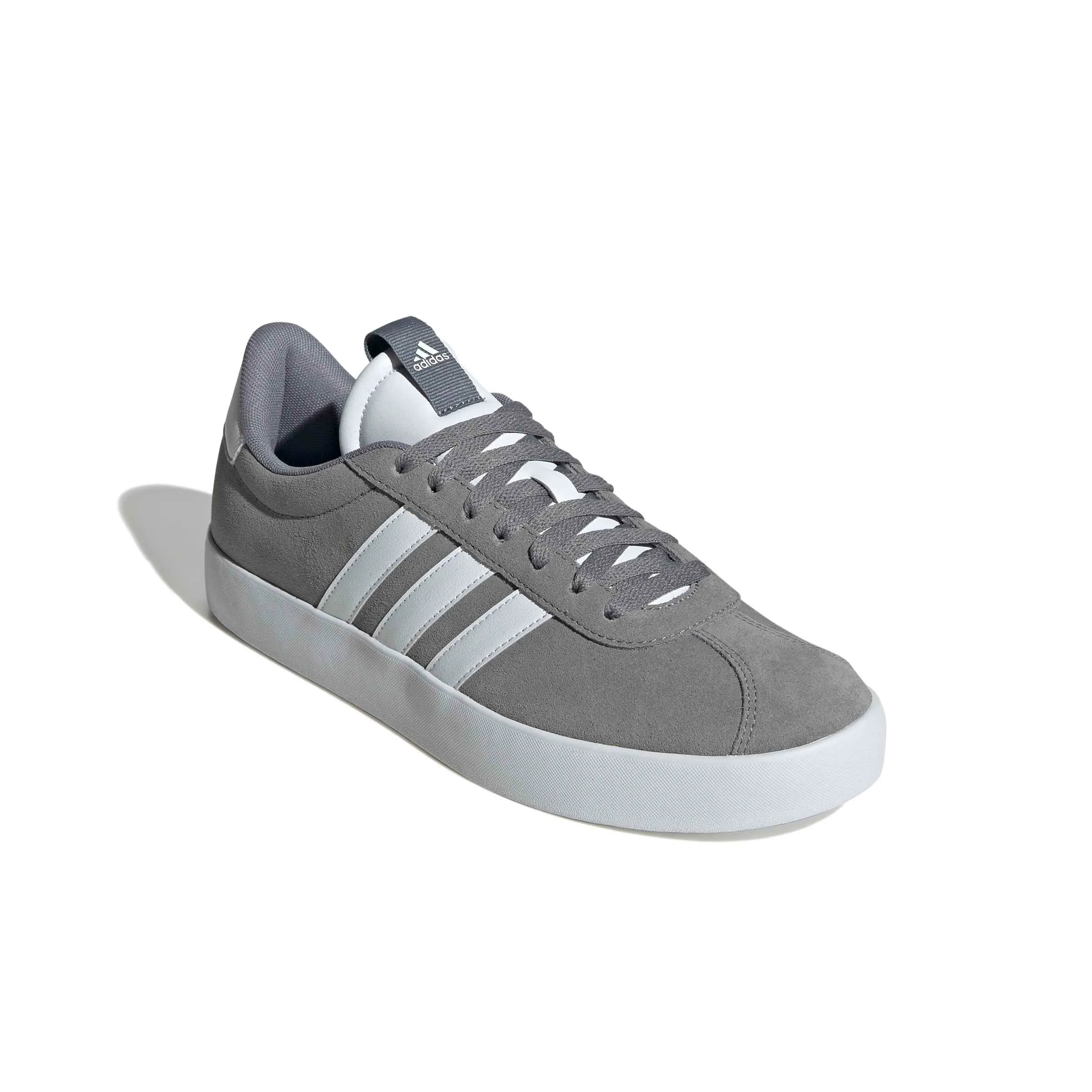 adidas VL Court 3.0 Shoes, Grey Three / Cloud White / Cloud White, 41 1/3 EU - immagine 5