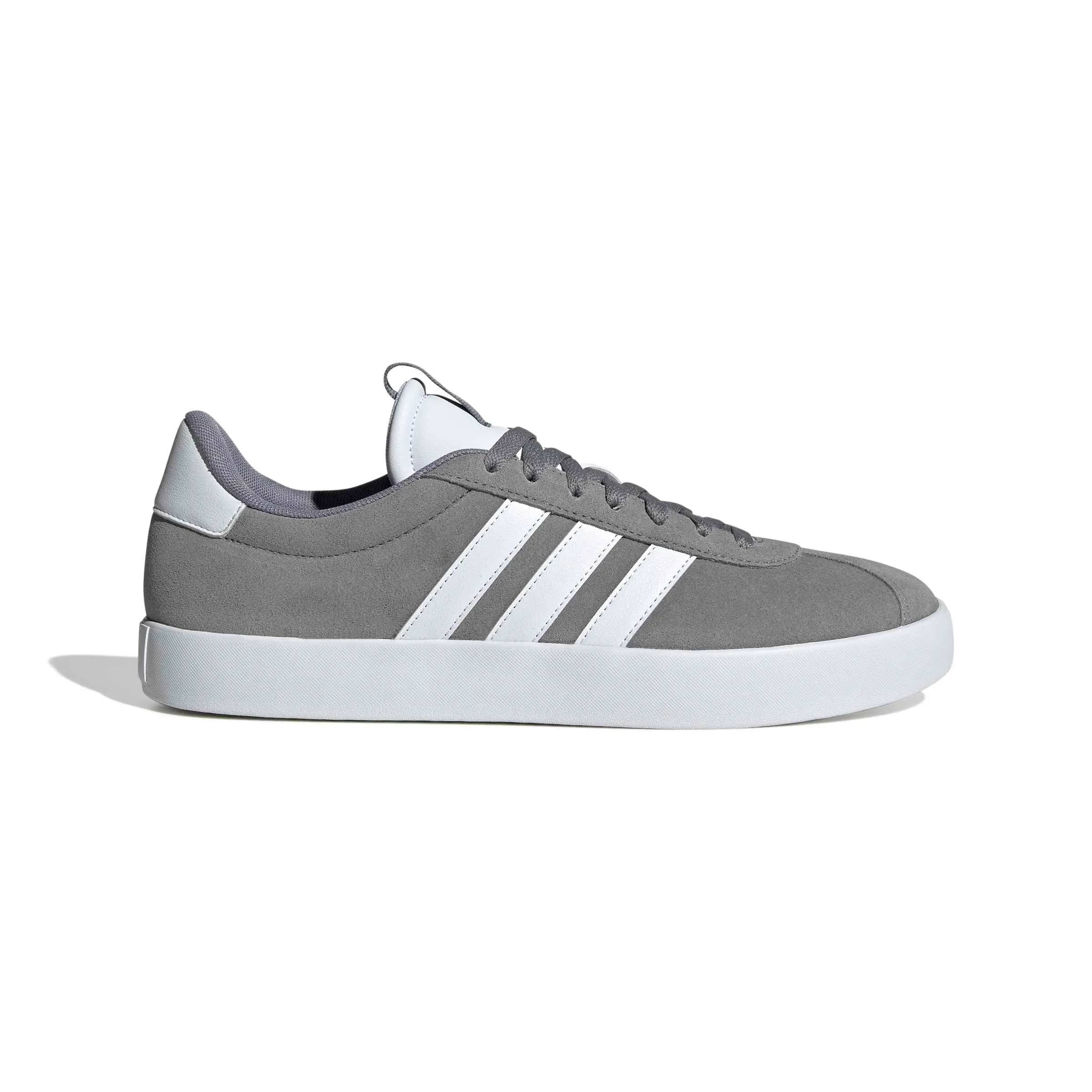 adidas VL Court 3.0 Shoes, Grey Three / Cloud White / Cloud White, 47 1/3 EU - immagine 4