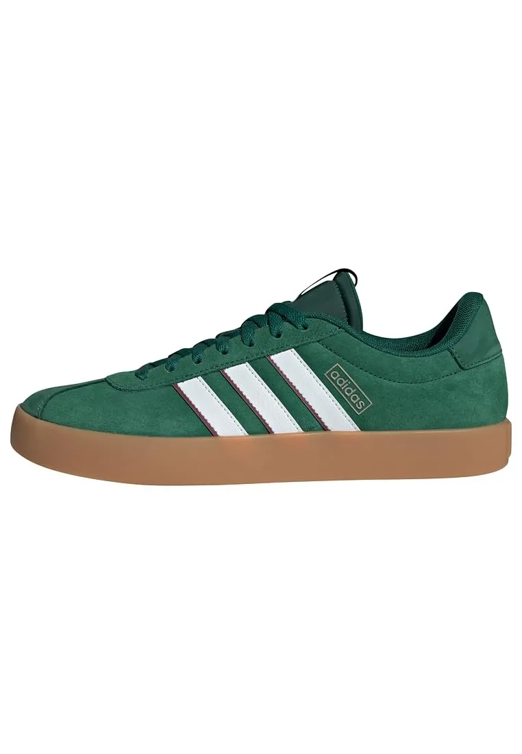 adidas VL Court 3.0 Shoes, Dark Green / Cloud White / Burgundy, 38 2/3 EU - immagine 1
