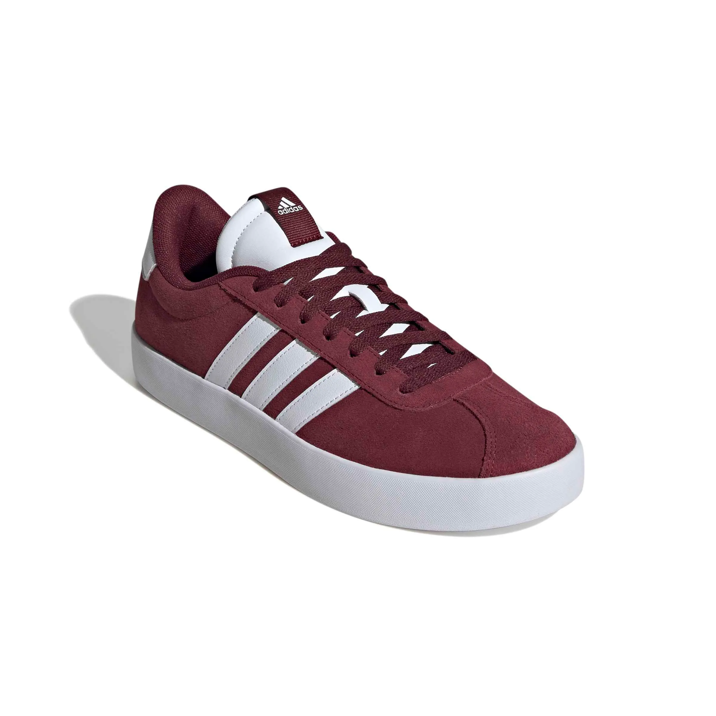 adidas VL Court 3.0 Shoes, Shadow Red/Cloud White, 41 1/3 EU - immagine 3