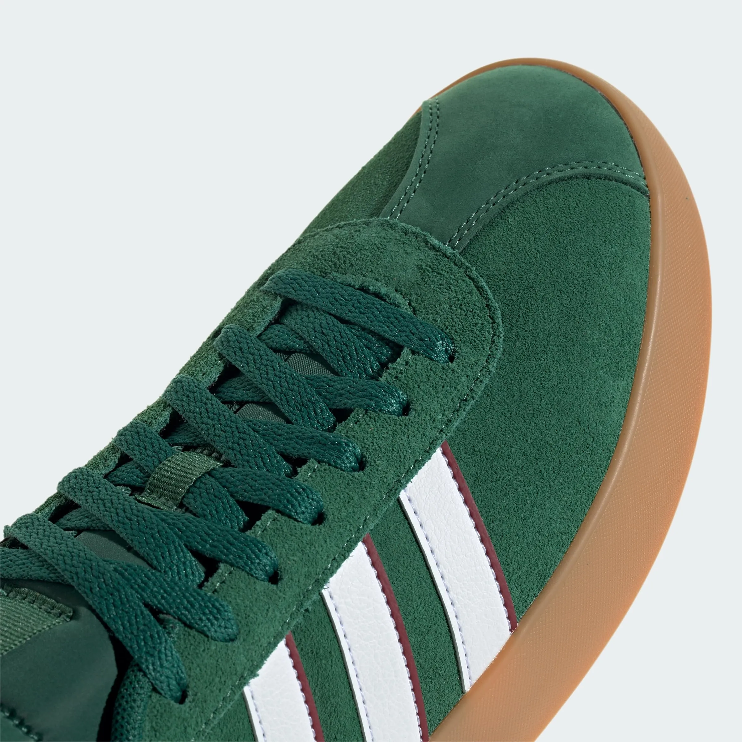 adidas VL Court 3.0 Shoes - Dark Green / Cloud White / Burgundy - 38 EU - immagine 6