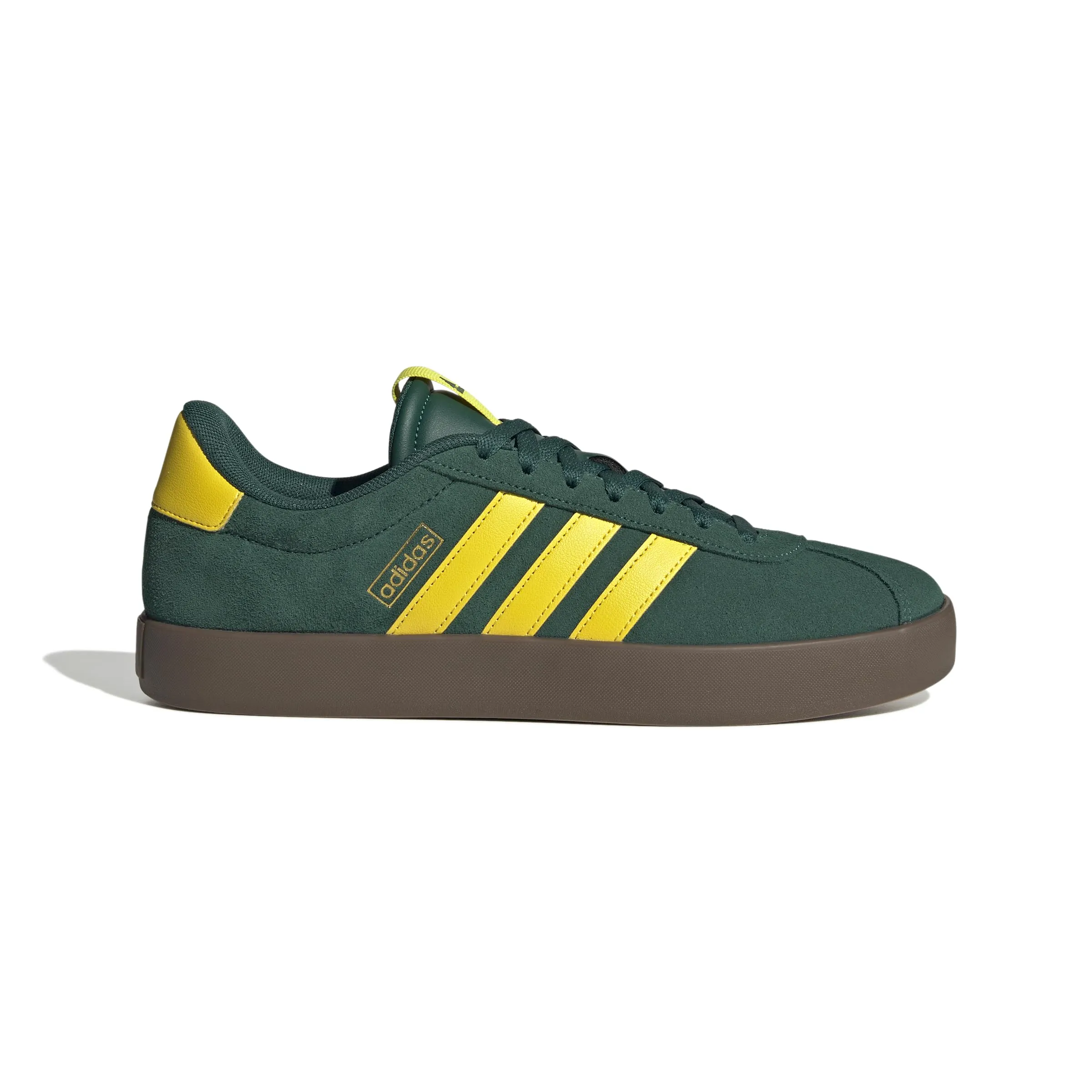 adidas VL Court 3.0 Shoes, Collegiate Green/Yellow/Gold Metallic, 44 EU - immagine 2