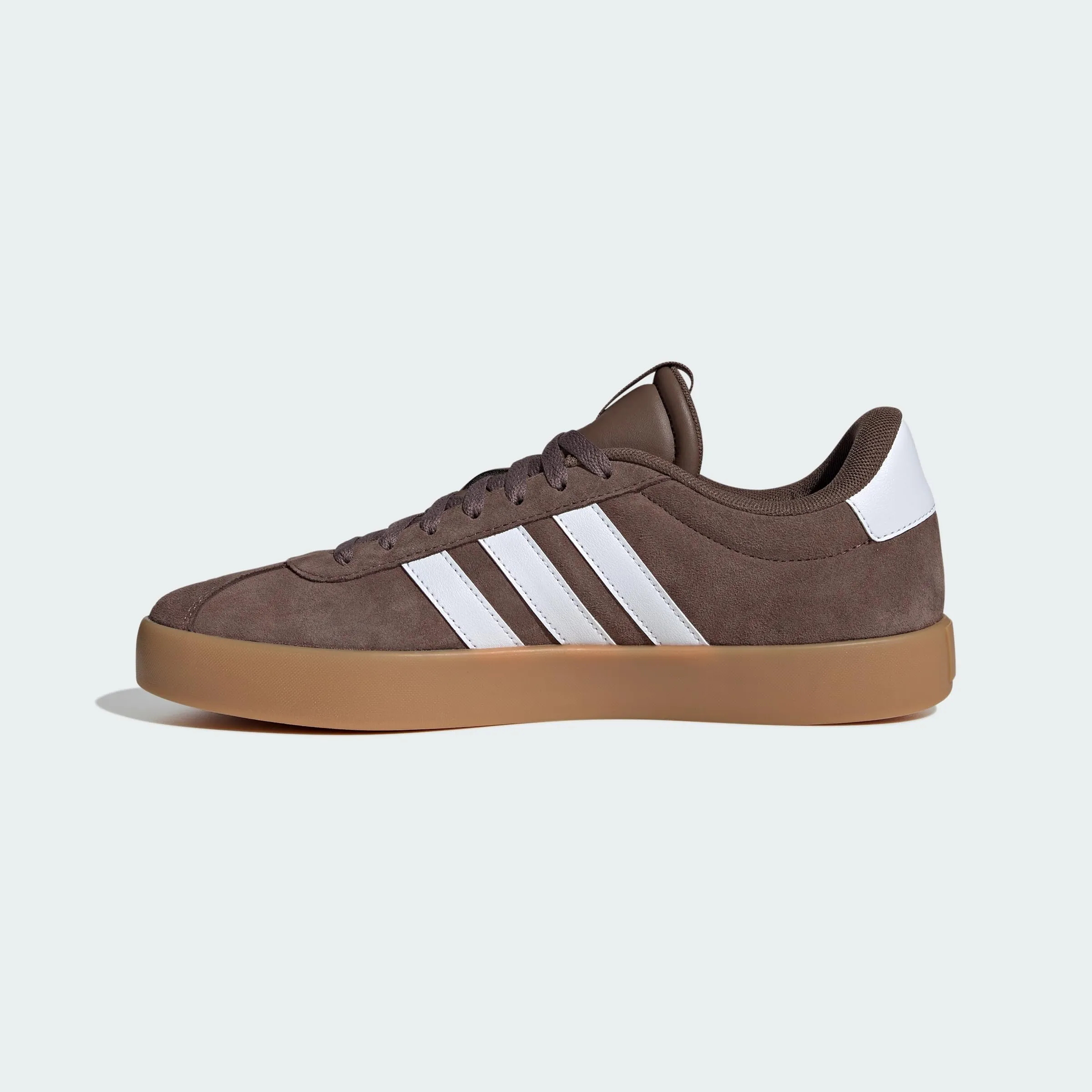 adidas VL Court 3.0 Shoes, Earth Strata/Cloud White/Gold Metallic, 38 EU - immagine 4