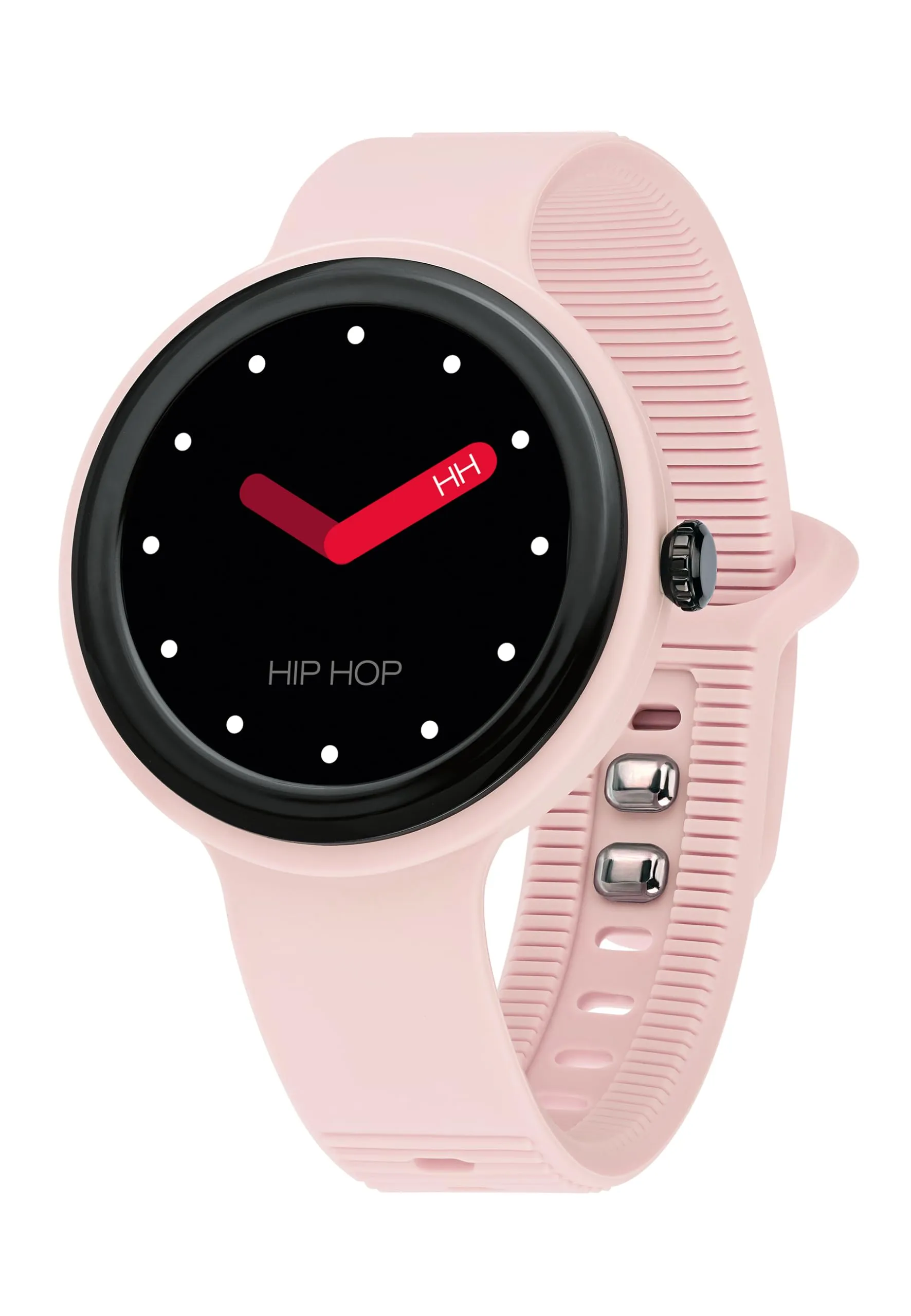 Hip Hop HWU1203 Donna Hero.Next Smartwatch Quadrante Nero Cinturino Silicone Rosa Blu - immagine 3