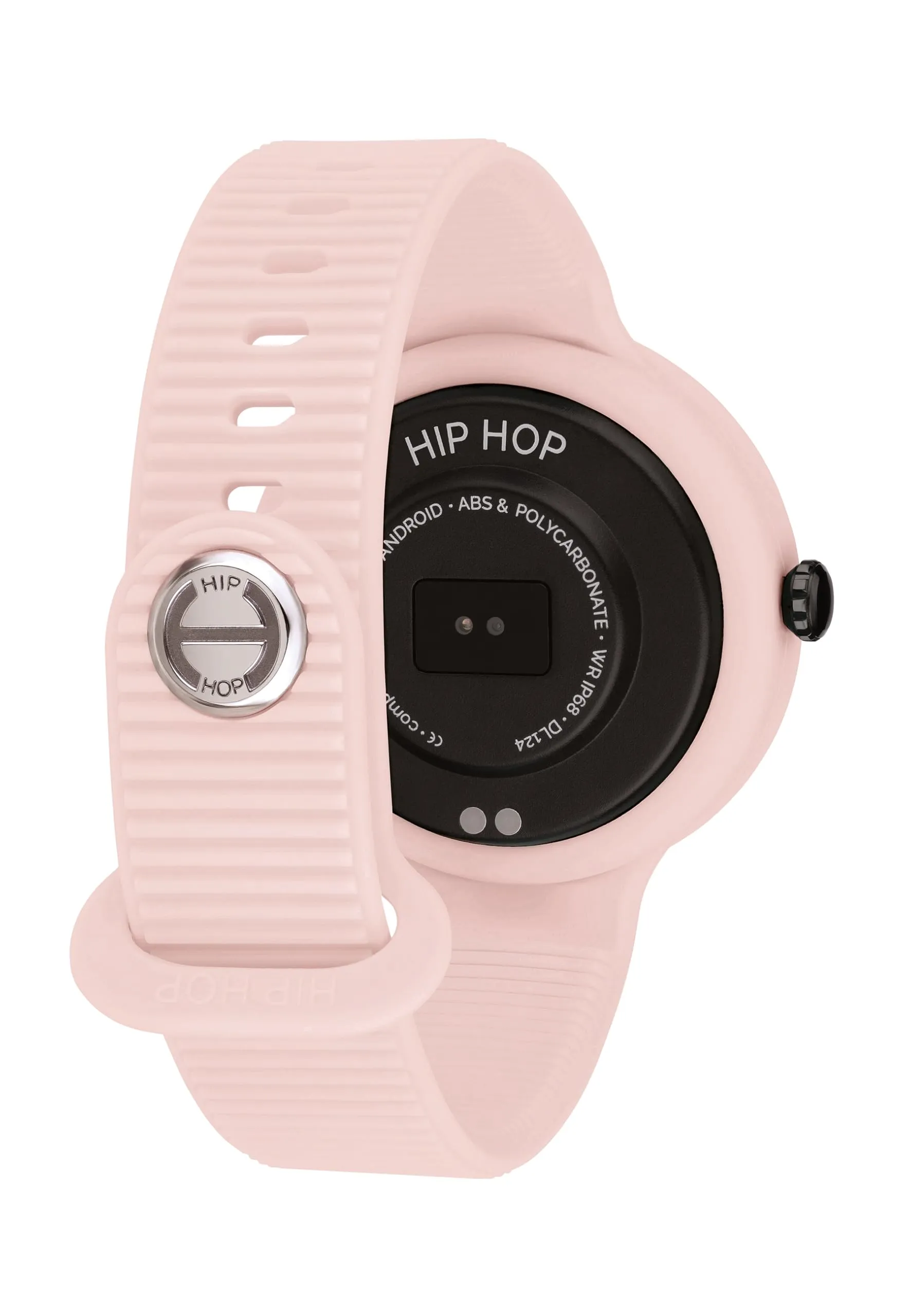 Hip Hop HWU1203 Donna Hero.Next Smartwatch Quadrante Nero Cinturino Silicone Rosa Blu - immagine 4