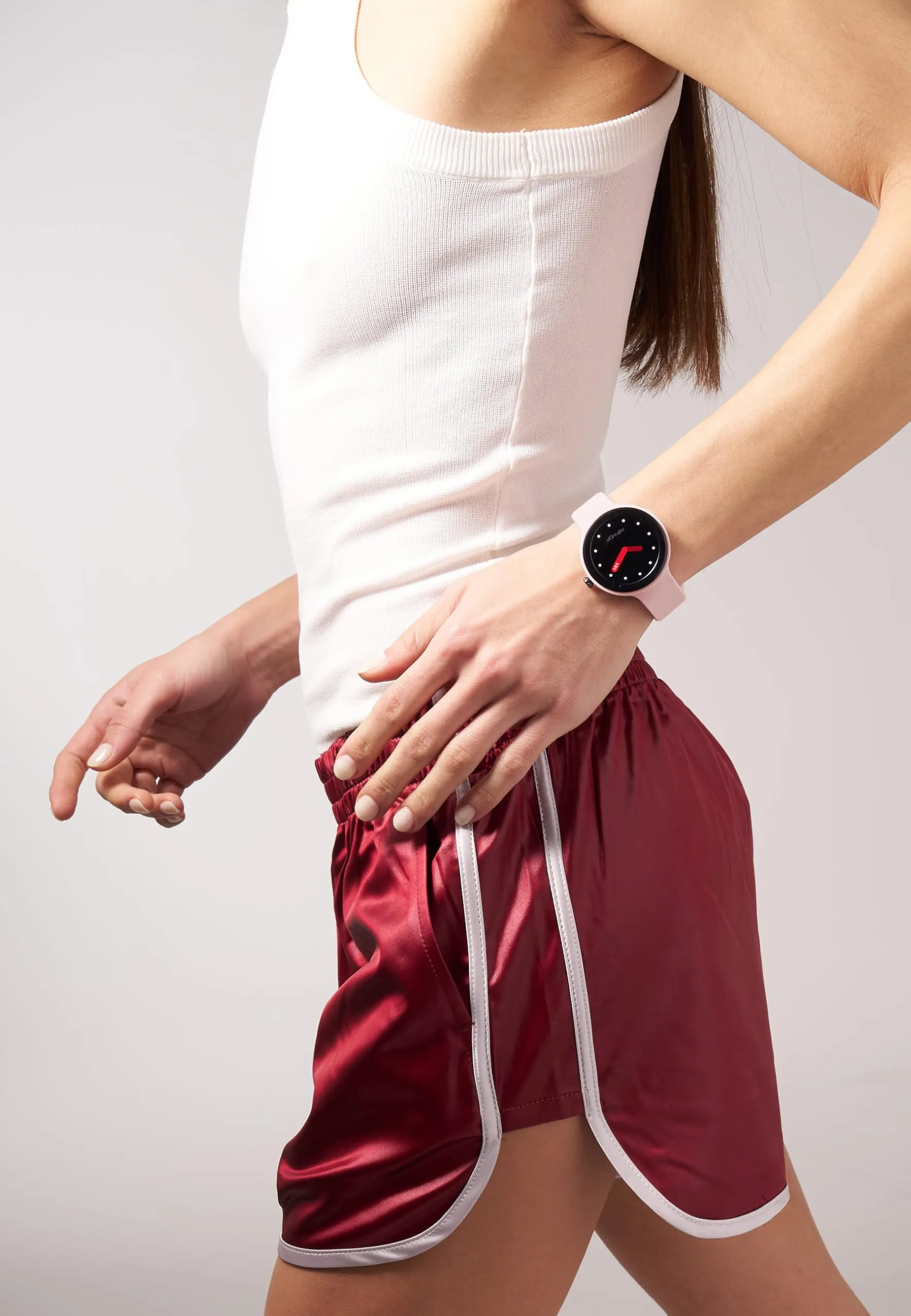 Hip Hop HWU1203 Donna Hero.Next Smartwatch Quadrante Nero Cinturino Silicone Rosa Blu - immagine 8