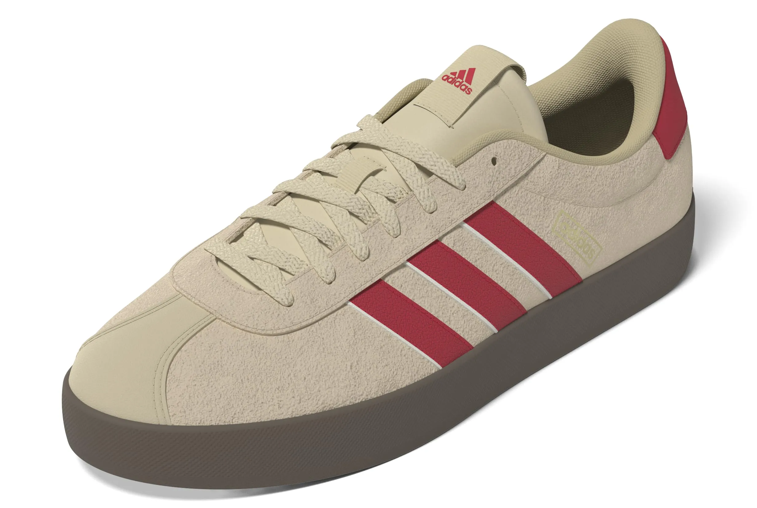Adidas VL Court 3.0 Shoes - Wonder Beige/Better Scarlet/Core White - 40 2/3 EU - immagine 8