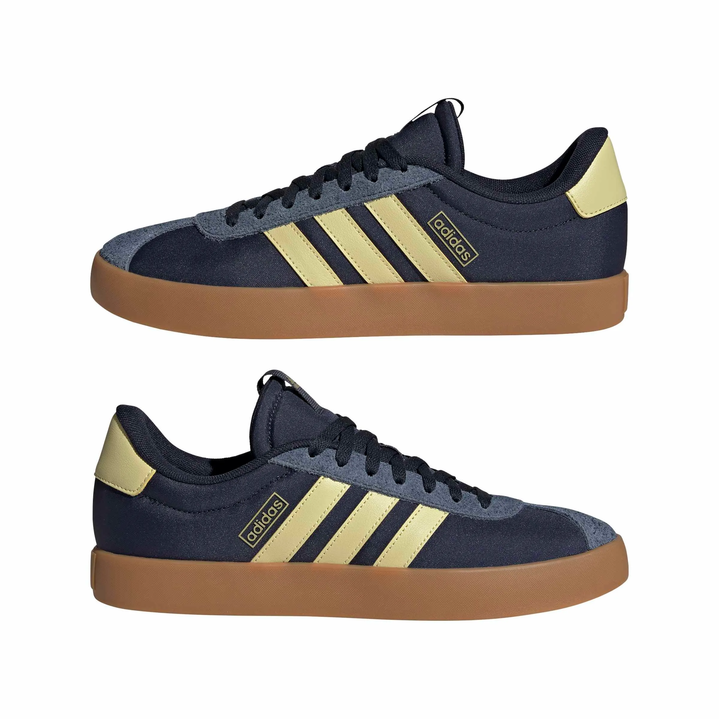 Adidas VL Court 3.0 Shoes - Legend Ink/Powder Yellow/Preloved Ink - 45 1/3 EU - immagine 6