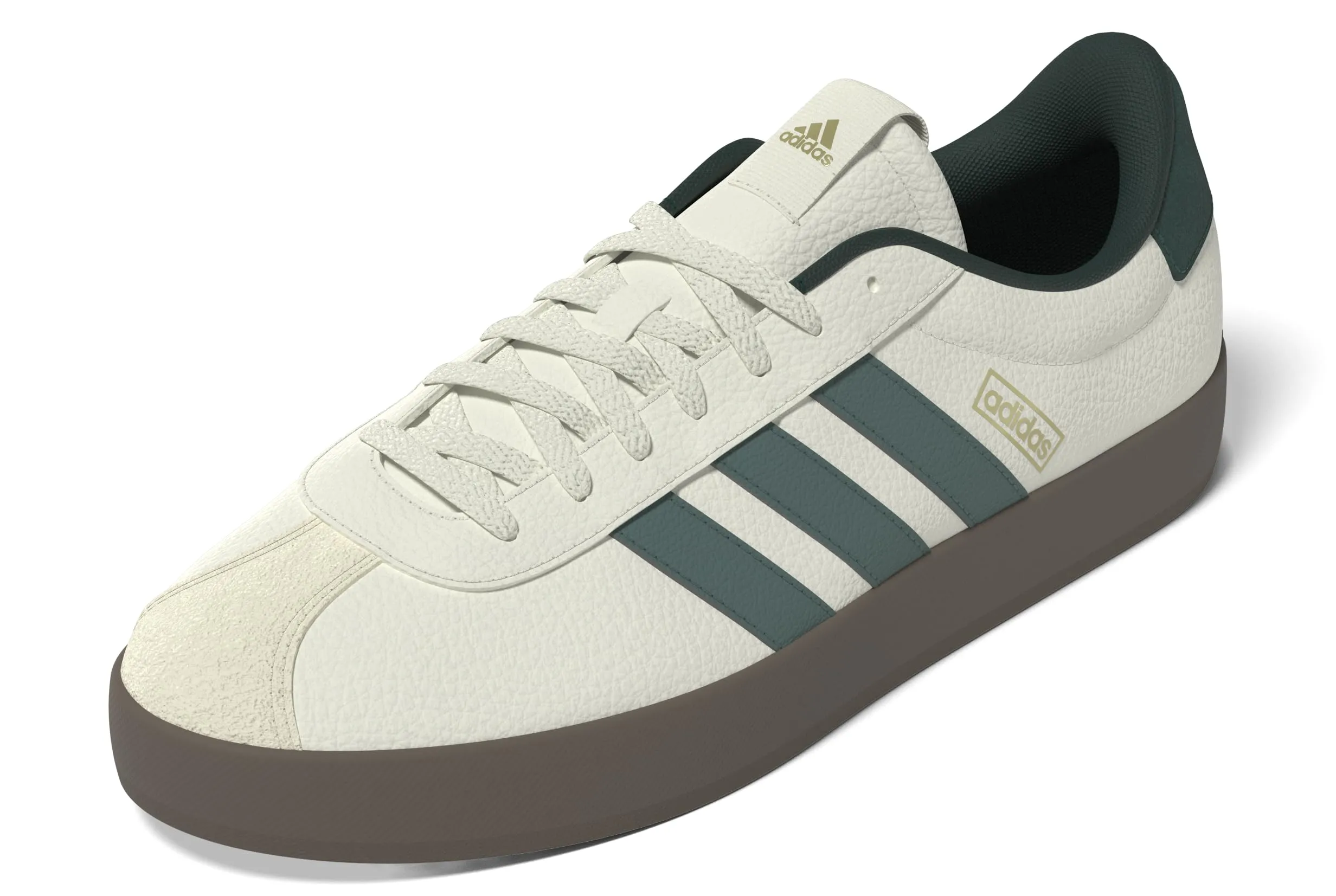 Adidas VL Court 3.0 Shoes, Core White/Preloved Teal/Aurora Ivy, 42 2/3 EU - immagine 9