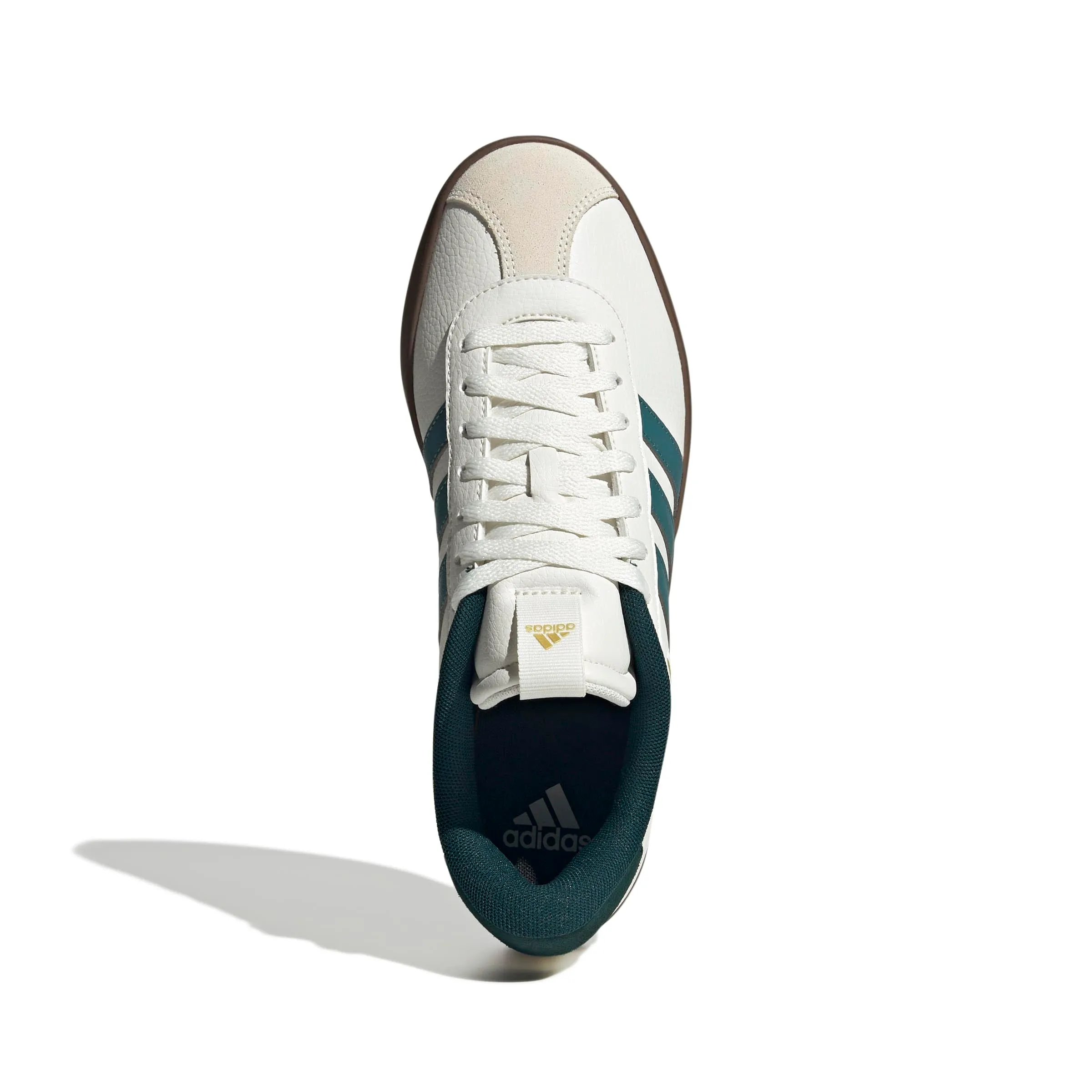 Adidas VL Court 3.0 Shoes, Core White/Preloved Teal/Aurora Ivy, 40 2/3 EU - immagine 7