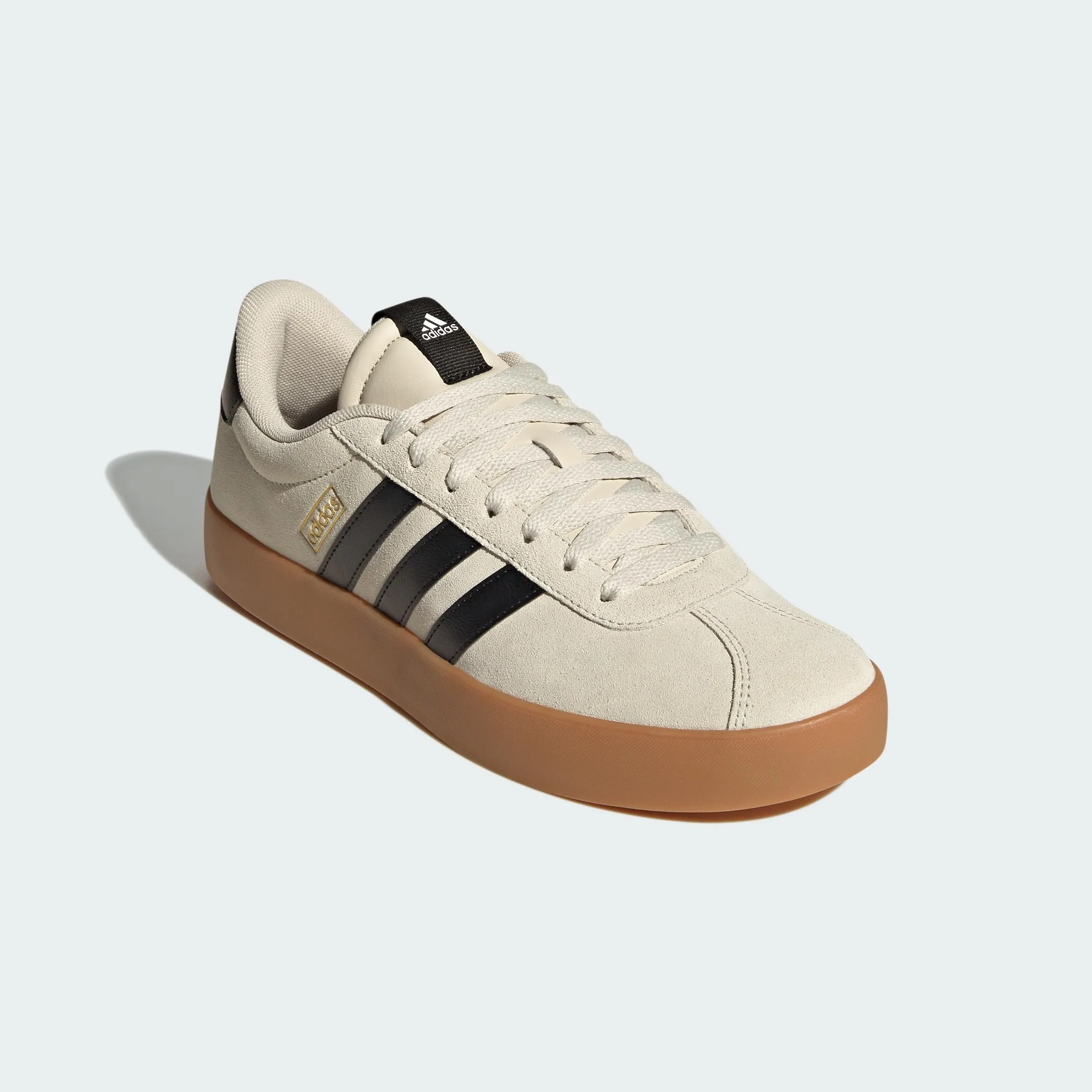 adidas VL Court 3.0 Shoes, Alumina/Core Black/Gold Metallic, 47 1/3 EU - immagine 7