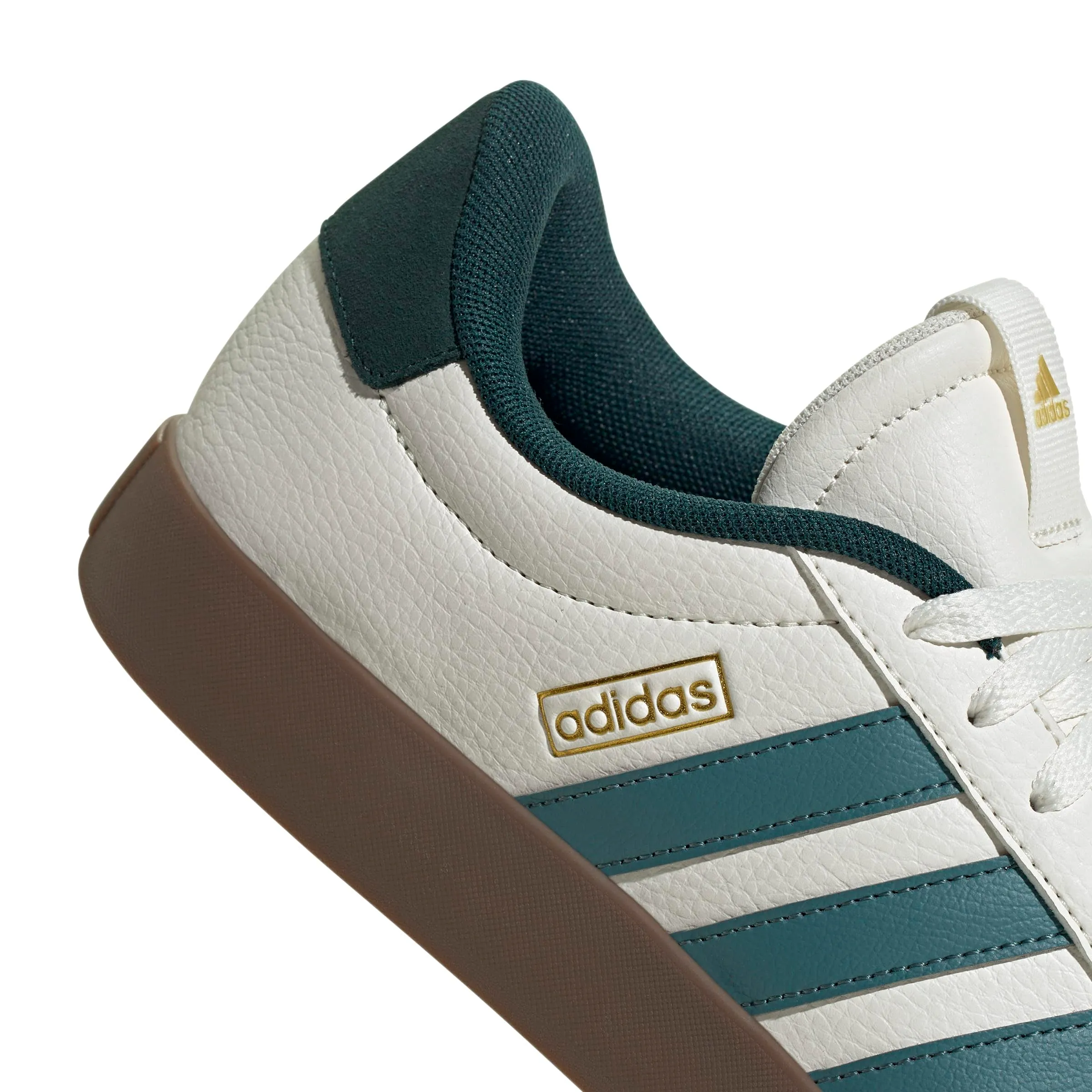Adidas VL Court 3.0 Shoes, Core White/Preloved Teal/Aurora Ivy, 43 1/3 EU - immagine 4