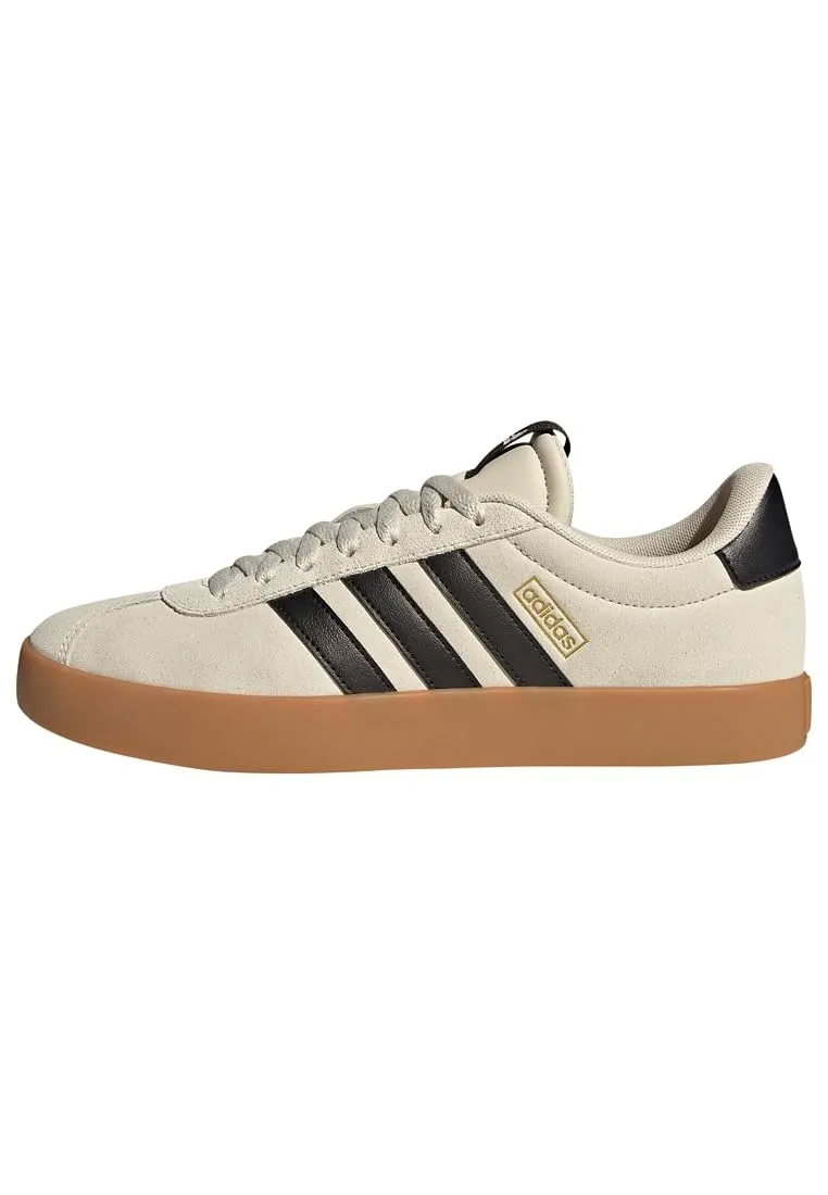 adidas VL Court 3.0 Shoes, Alumina/Core Black/Gold Metallic, 44 2/3 EU - immagine 1