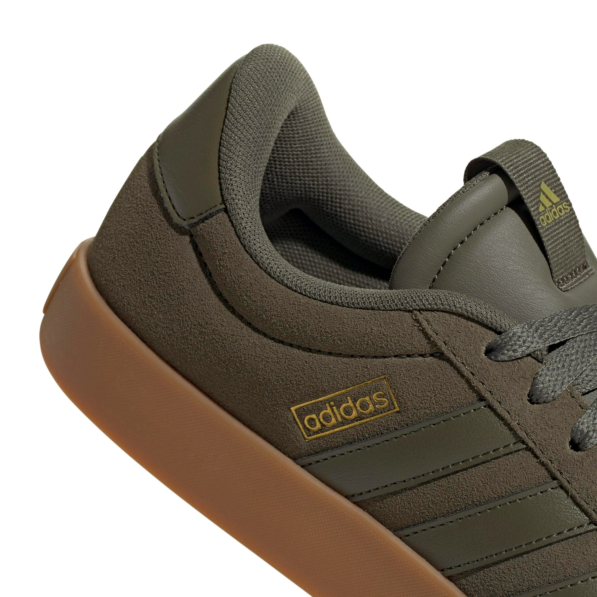 Adidas VL Court 3.0 Shoes, Olive Strata/Gold Met, 46 EU - immagine 4