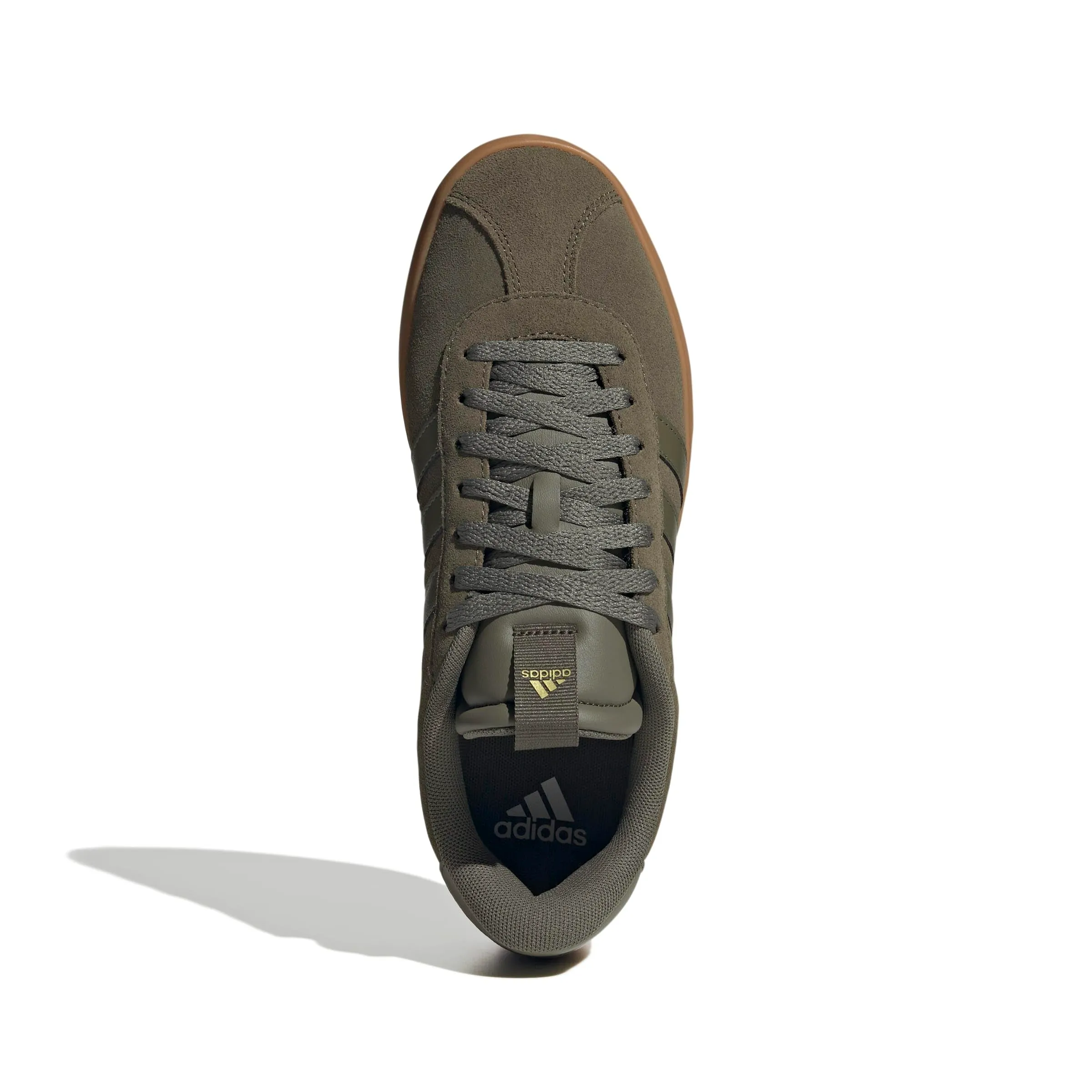Adidas VL Court 3.0 Shoes, Olive Strata/Gold Met, 45 1/3 EU - immagine 7
